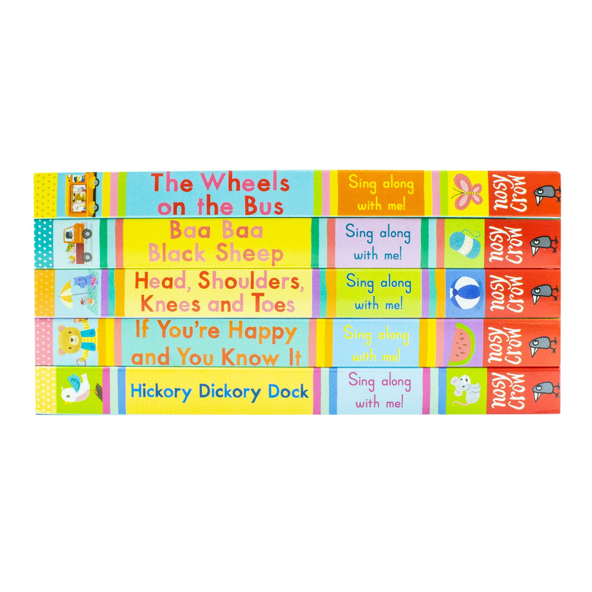 Sing Along with Me Series 5 Books Collection Set by Yu-Hsuan Huang – Educational Children's Books,Nursery Rhymes & Fun Interactive Stories for Toddler