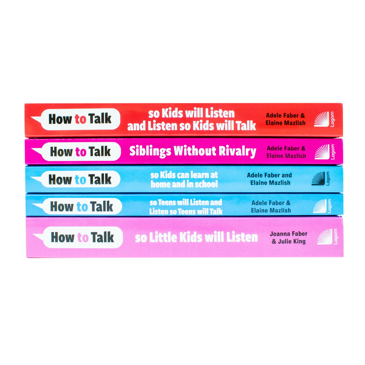 How to Talk So Kids and Teens Will Listen Collection Adele Faber 5 Books Set