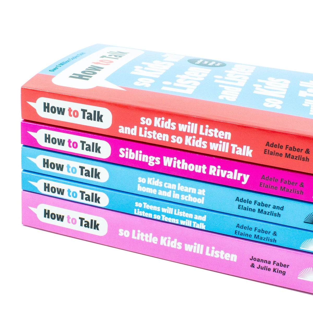 How to Talk So Kids and Teens Will Listen Collection Adele Faber 5 Books Set