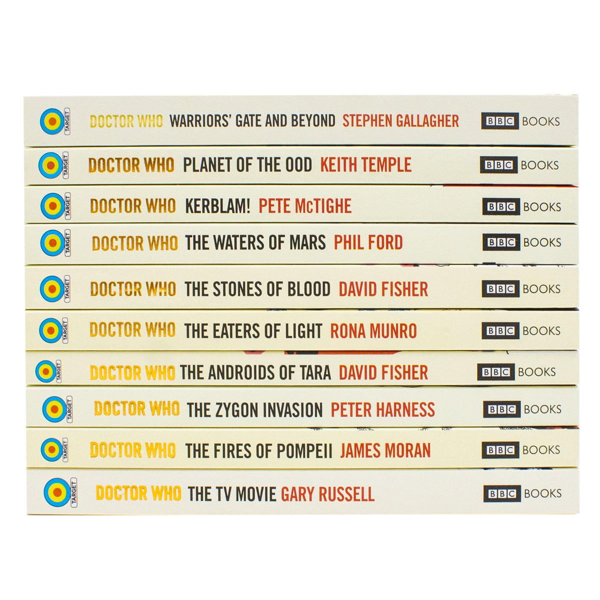 Doctor Who:Target Collection 10 Books Set by Douglas Adams (Planet Of The Ood,Warriors' Gate And Beyond,Kerblam!, And More )
