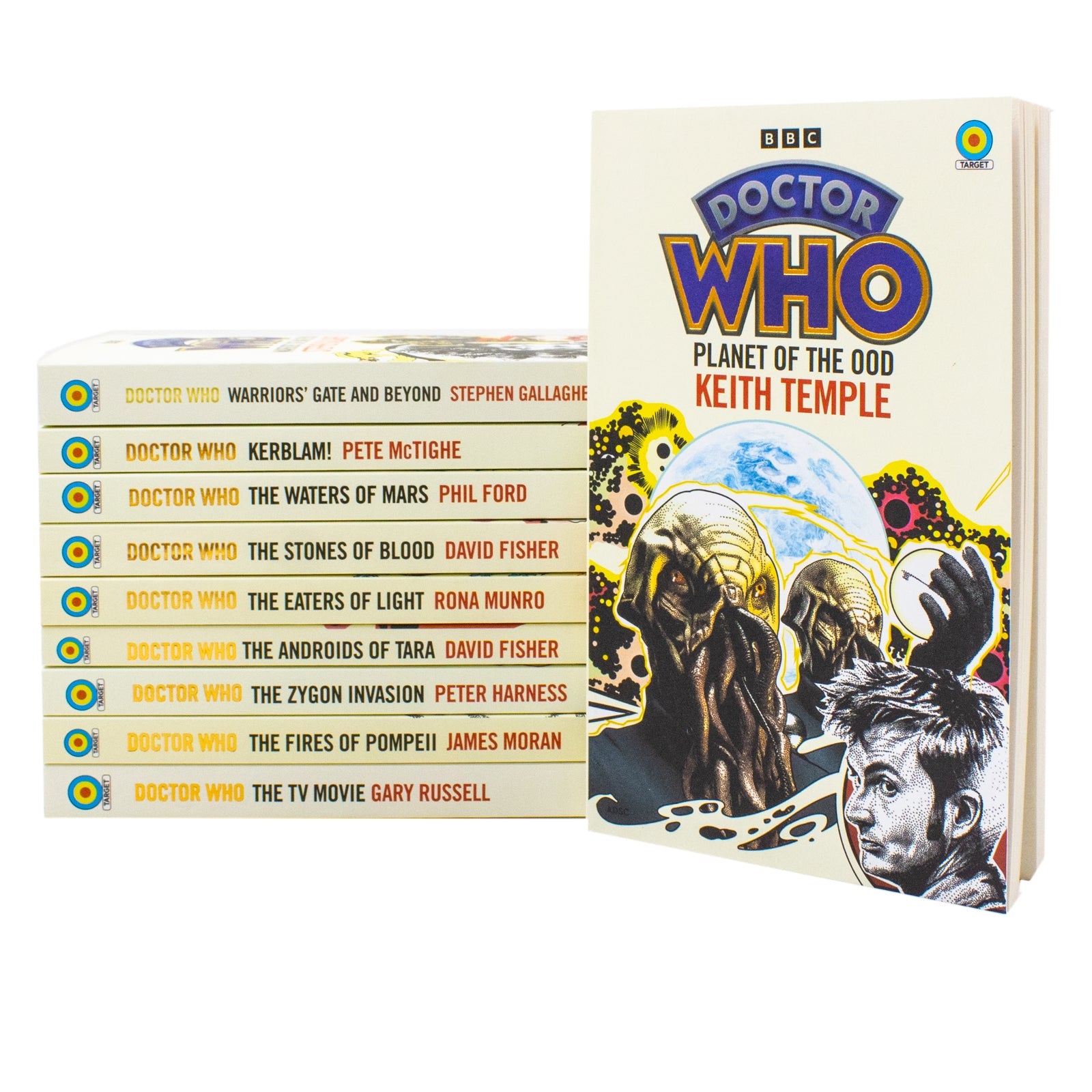Doctor Who:Target Collection 10 Books Set by Douglas Adams (Planet Of The Ood,Warriors' Gate And Beyond,Kerblam!, And More )