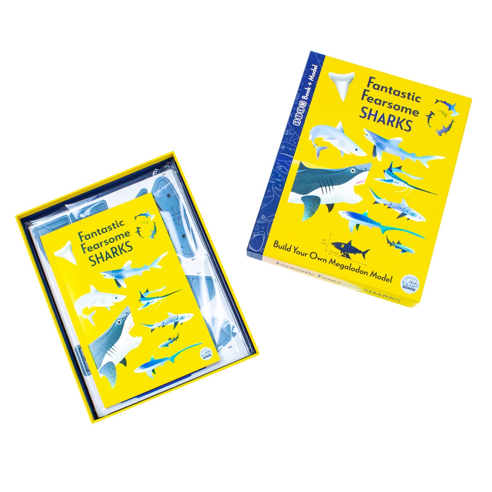 Fantastic Fearsome Sharks (Ignite STEM Book + Model Kit) Board Book By Kit Elliot