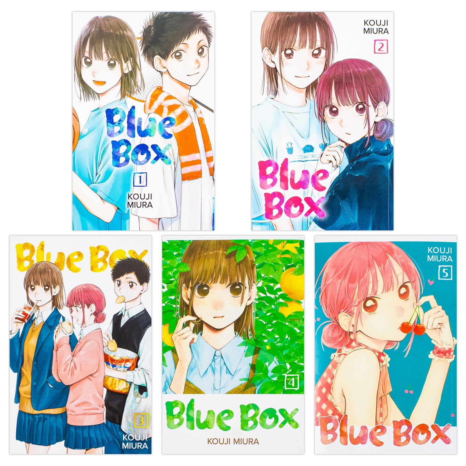 Blue Box Manga Set Vol 1-5 Complete Collection (5 Books) by Kouji Miura