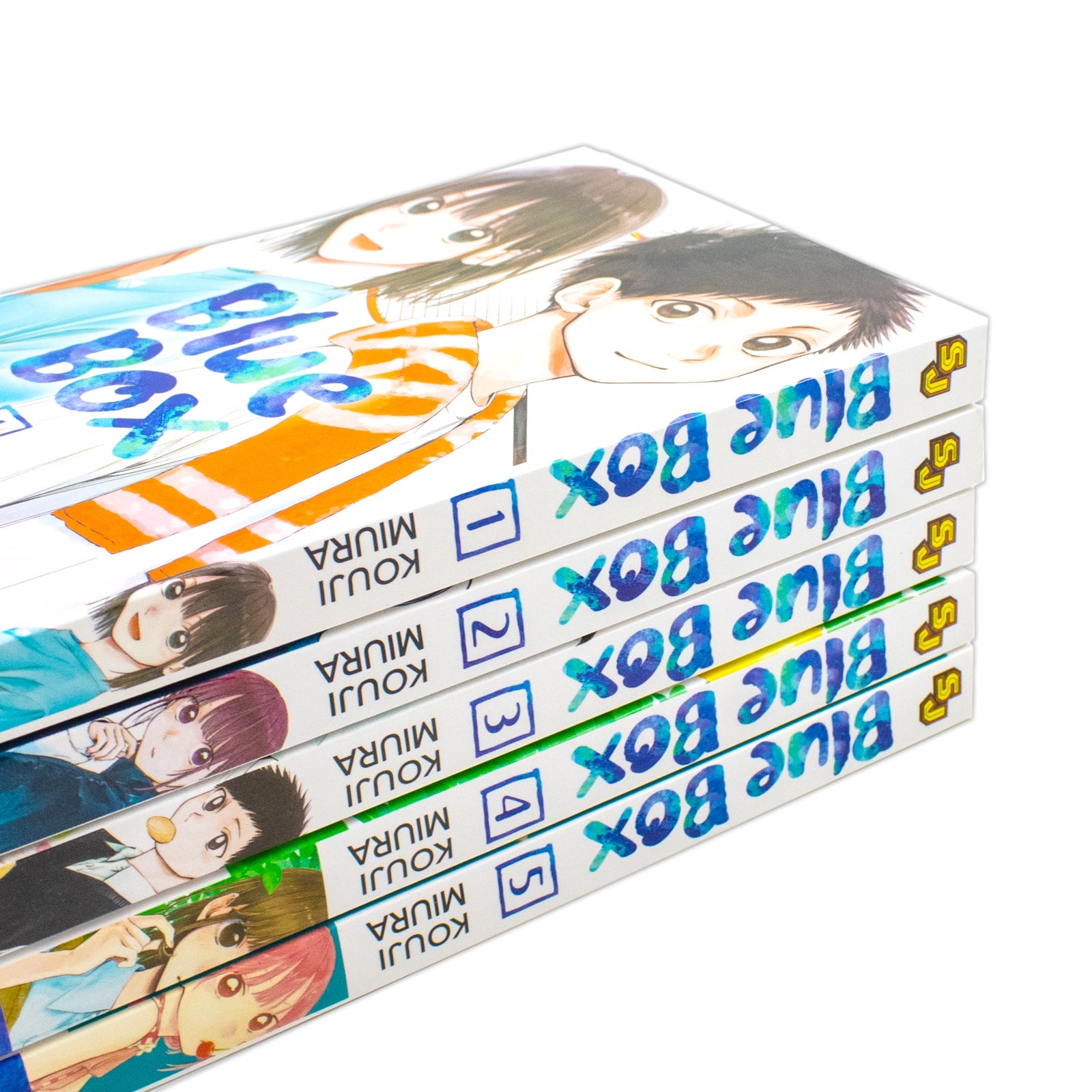 Blue Box Manga Set Vol 1-5 Complete Collection (5 Books) by Kouji Miura