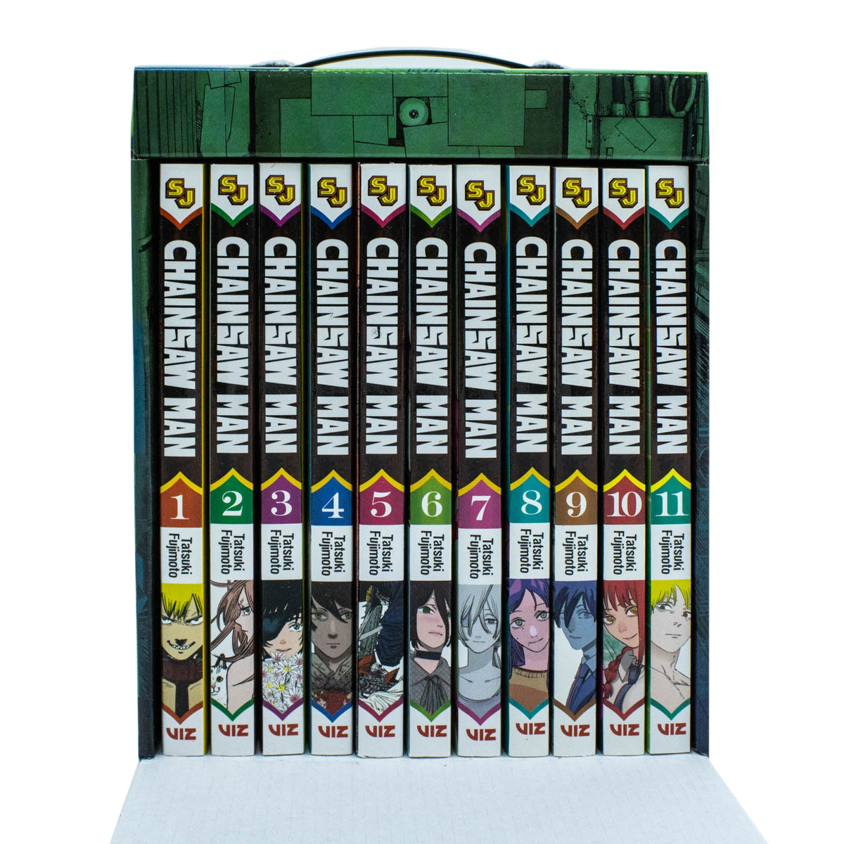 Chainsaw Man by Tatsuki Fujimoto: Volumes 1-11 Book Box Set– Action, Dark Fiction & Thrilling Manga Series with Stunning Illustrations for US Readers!