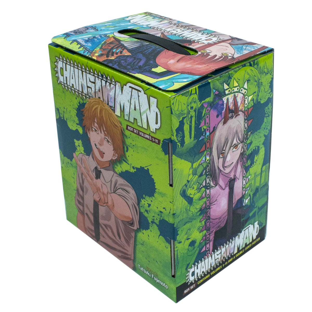 Chainsaw Man by Tatsuki Fujimoto: Volumes 1-11 Book Box Set– Action, Dark Fiction & Thrilling Manga Series with Stunning Illustrations for US Readers!