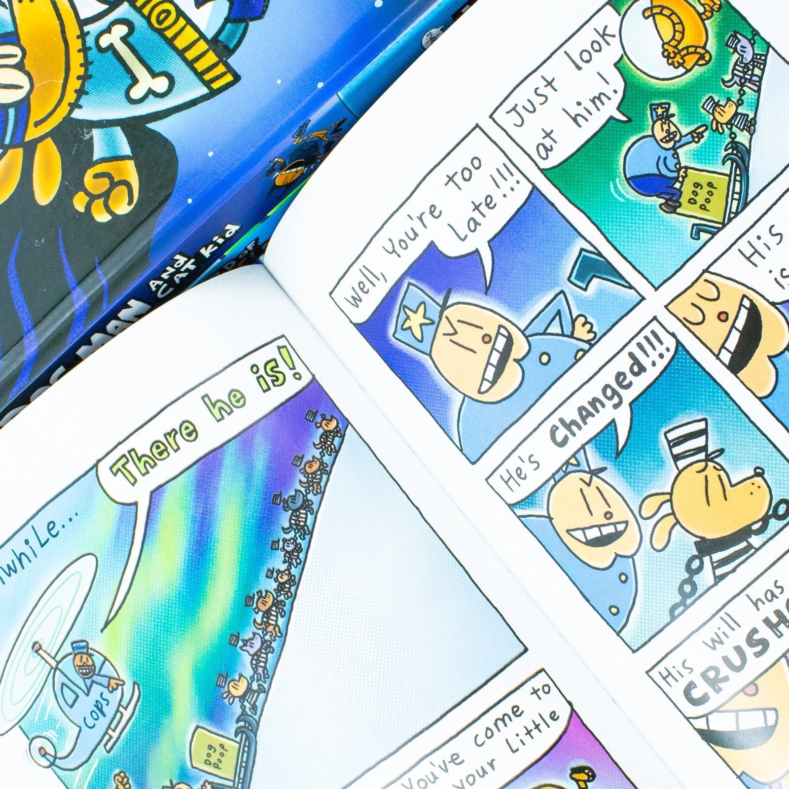Dog Man and Cat Kid Collection: 3-Book Hardback Box Set (Books 4-6) by Dav Pilkey – Essential Adventure Reads for Children Age 7 and Up