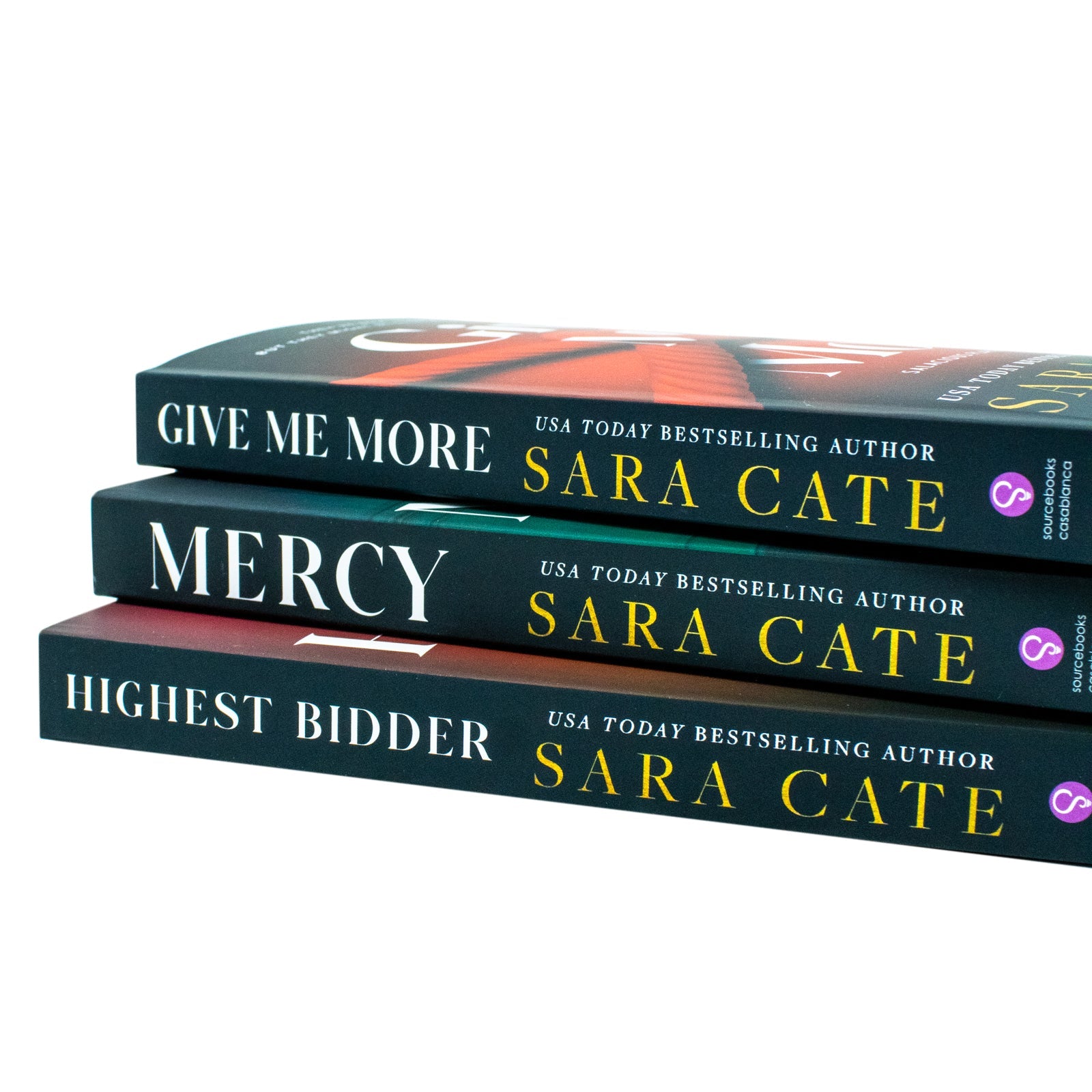 Salacious Players Club Series 3 Book Set by Sara Cate – Give Me More, Mercy, Highest Bidder – Adult Romance, Passion, Contemporary Fiction Collection