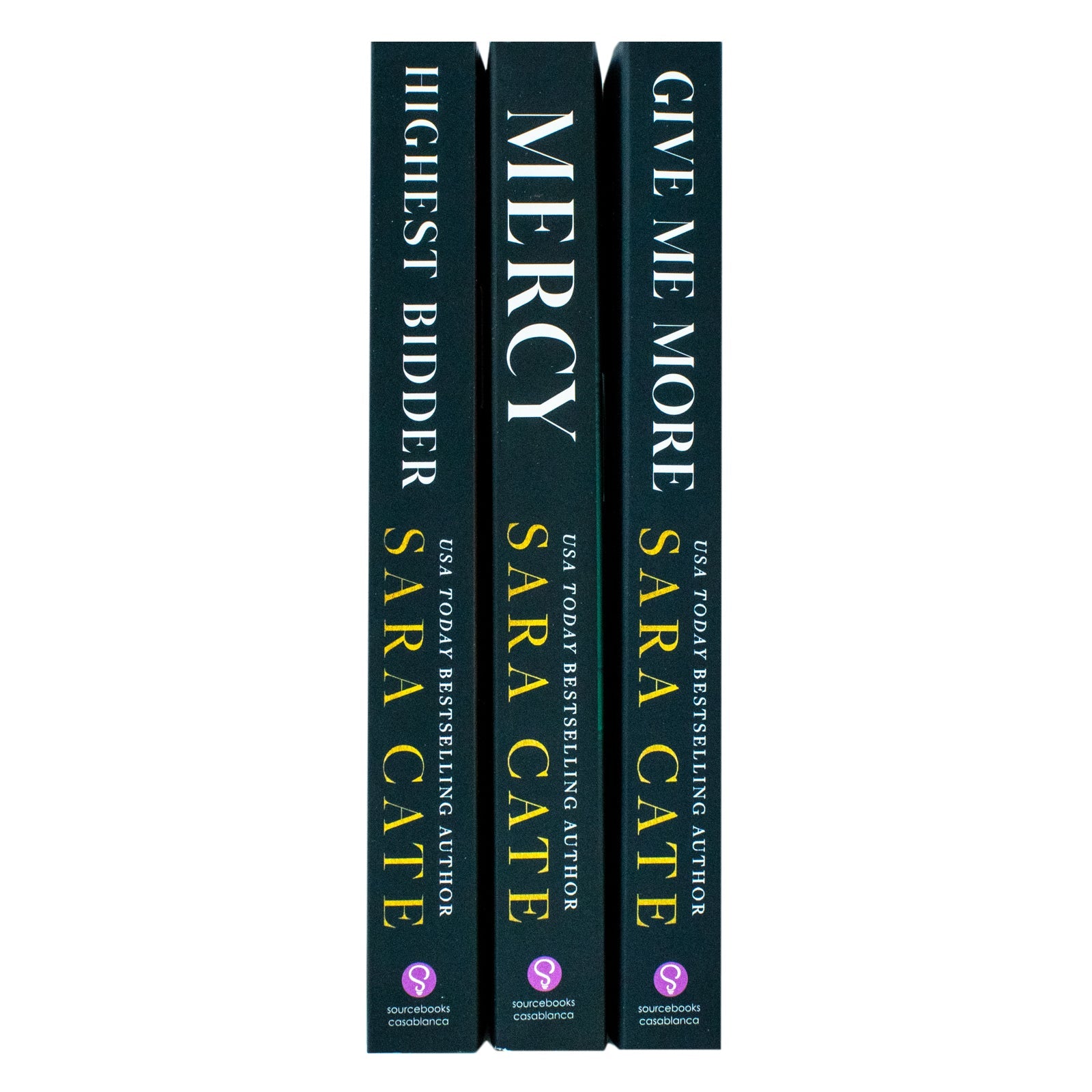 Salacious Players Club Series 3 Book Set by Sara Cate – Give Me More, Mercy, Highest Bidder – Adult Romance, Passion, Contemporary Fiction Collection