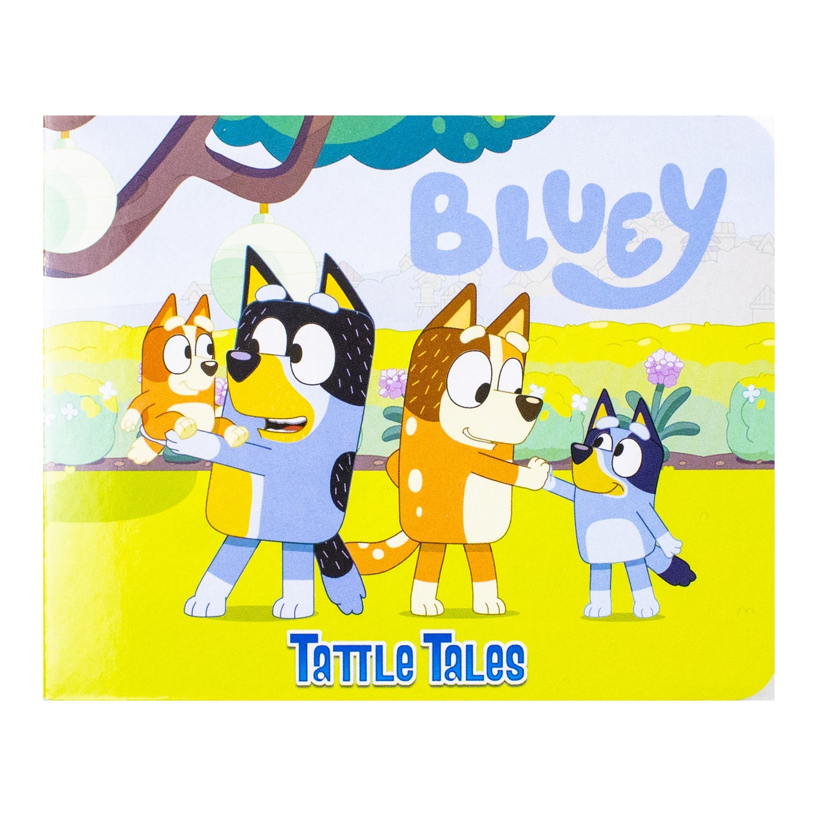 Bluey Tattle Tales Activity Book for Kids- 12-Page Illustrated Storybook with 4 figurines