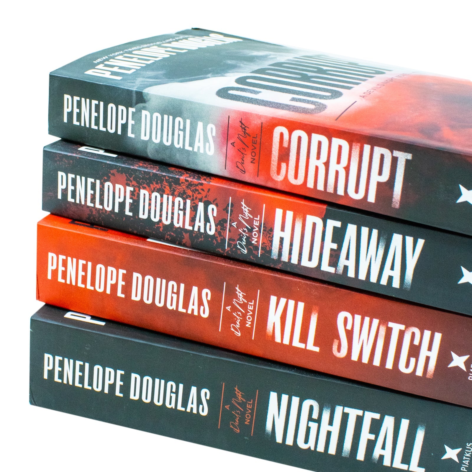 Devil's Night Series by Penelope Douglas– 4-Book Collection Set |Romantic Fiction, New Adult Suspense, Contemporary Love Stories, Bestselling Novels