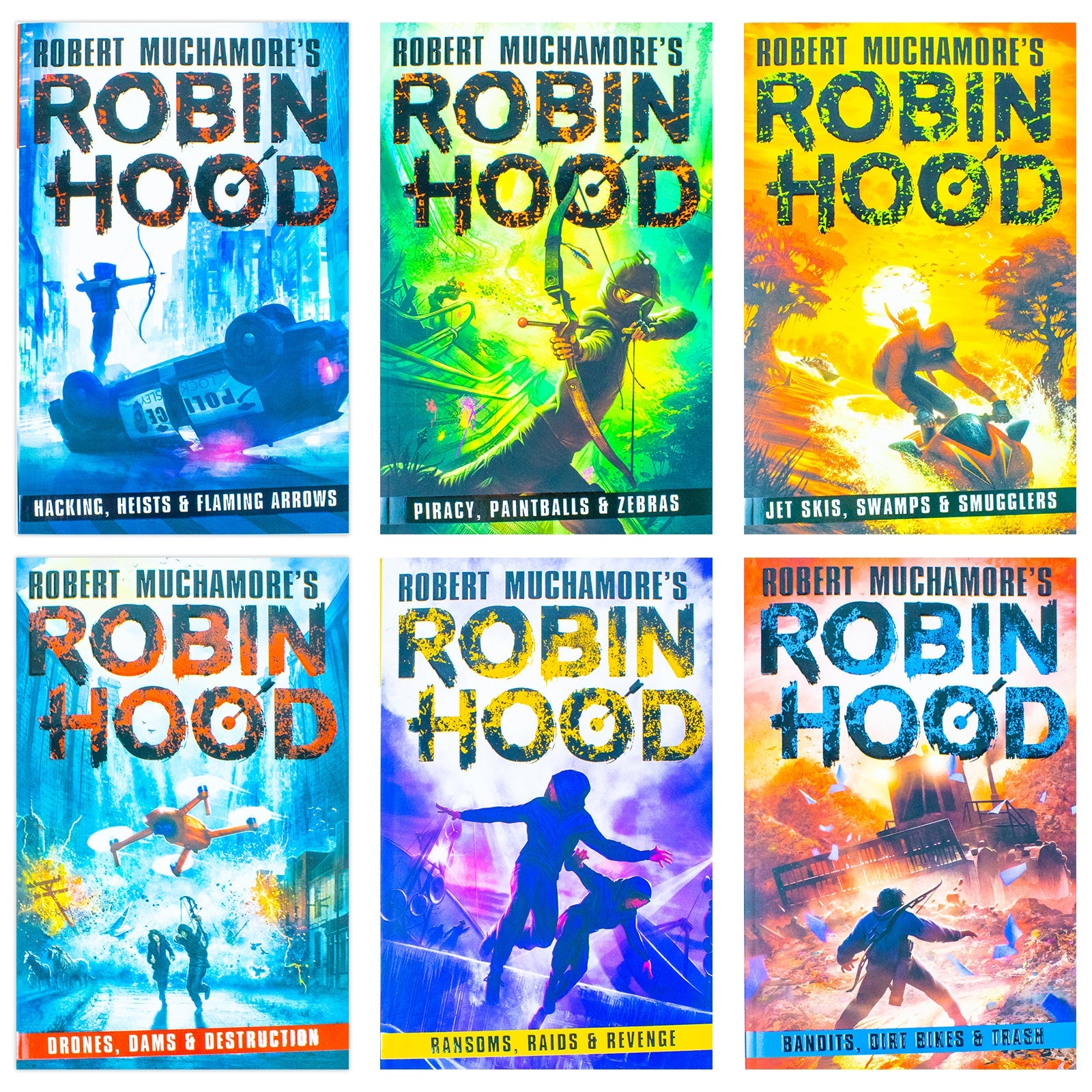 Robert Muchamore's Robin Hood Series 6 Book Set Collection
