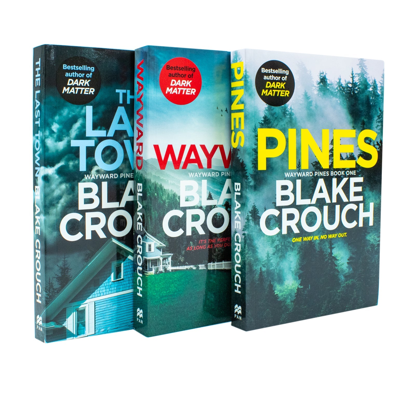 The Wayward Pines Trilogy 3 Book Set by Blake Crouch – Includes Pines, Wayward & The Last Wayward Pines Town! Must-Have Series for Thriller Fans!