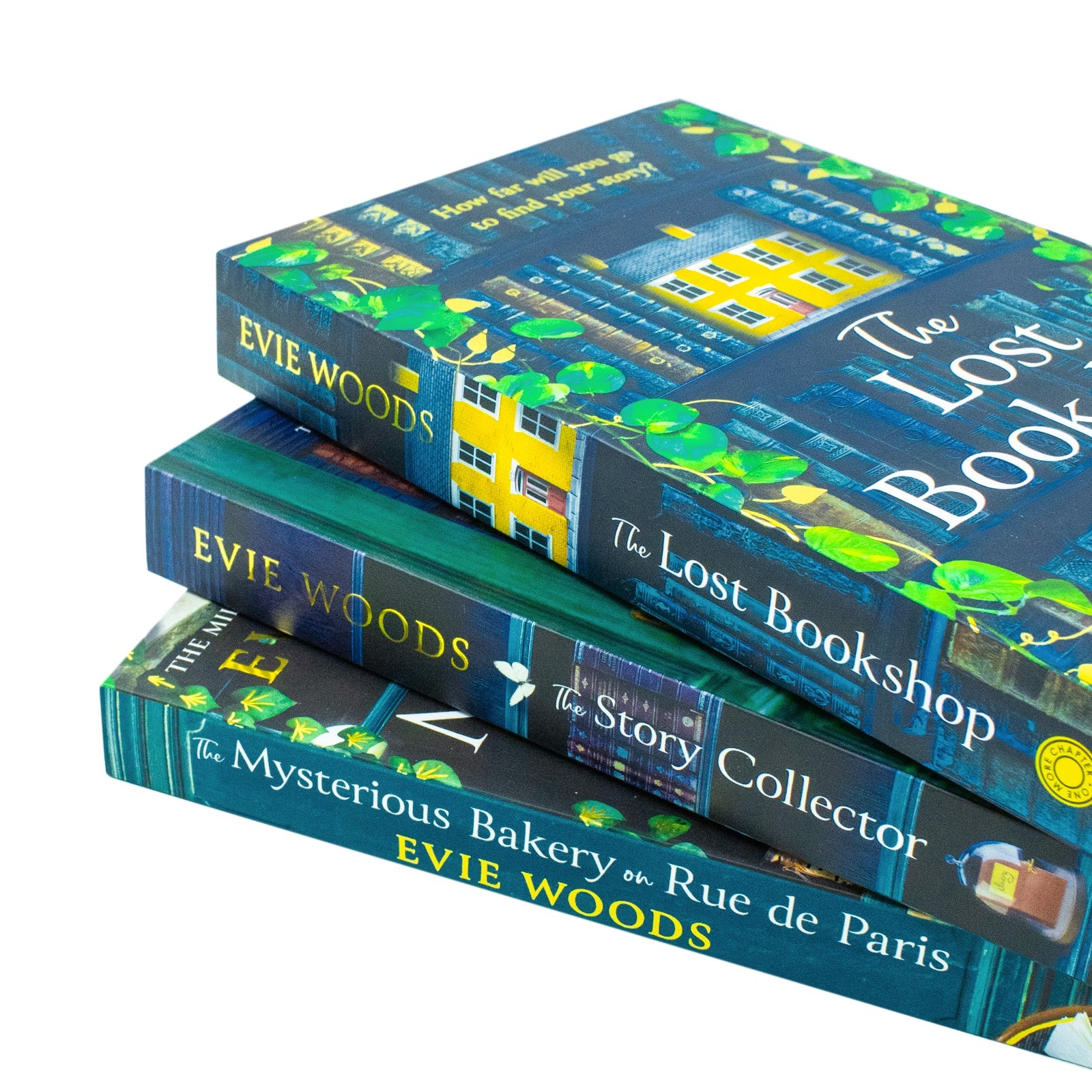 Evie Woods 3 Books Collection Set (The Mysterious Bakery on Rue de Paris, The Story Collector and The Lost Bookshop)