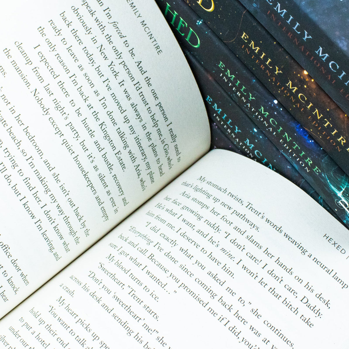 Never After Series by Emily McIntire – Complete 6-Book Collection Set (Hexed, Hooked, Scarred, Wretched, Twisted, Crossed) | Fantasy, Magic & Romance