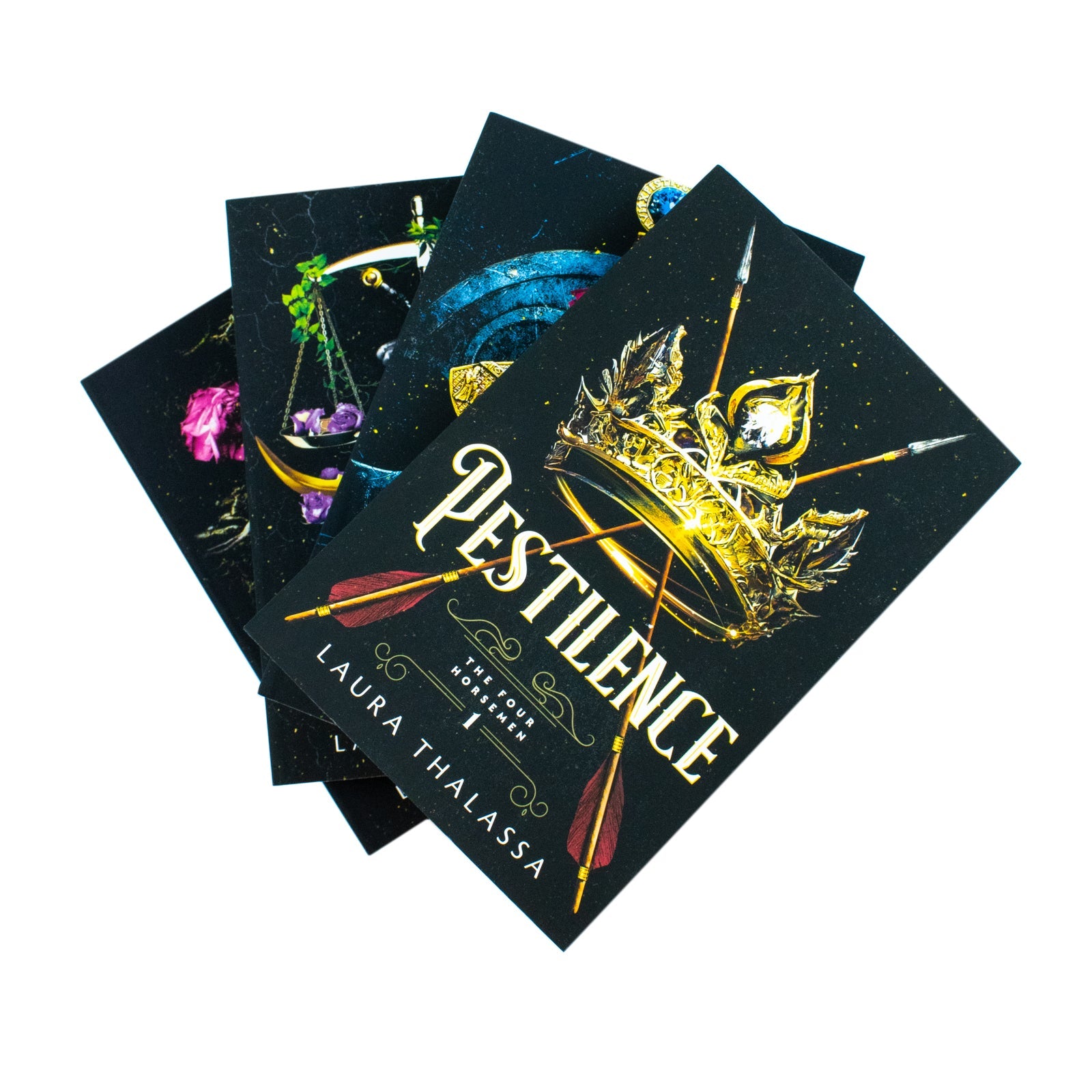 The Four Horsemen Series by Laura Thalassa – 4-Book Collection Set (Pestilence, War, Famine & Death)| Epic Fantasy, Bestselling YA Fiction & Adventure