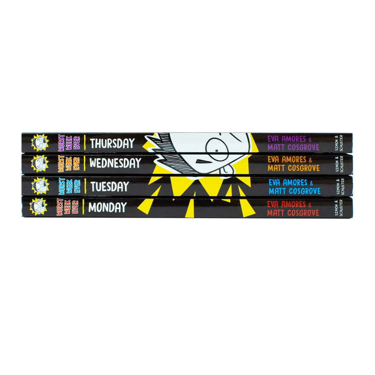 Worst Week Ever! Series 4 Books Collection Set By Eva Amores & Mat Gosgrove (Worst Week Ever! Monday, Worst Week Ever! Tuesday, Worst Week Ever! Wednesday,Worst Week Ever! Thursday)
