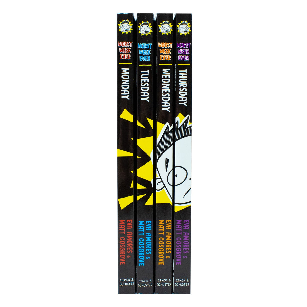 Worst Week Ever! Series 4 Books Collection Set By Eva Amores & Mat Gosgrove (Worst Week Ever! Monday, Worst Week Ever! Tuesday, Worst Week Ever! Wednesday,Worst Week Ever! Thursday)