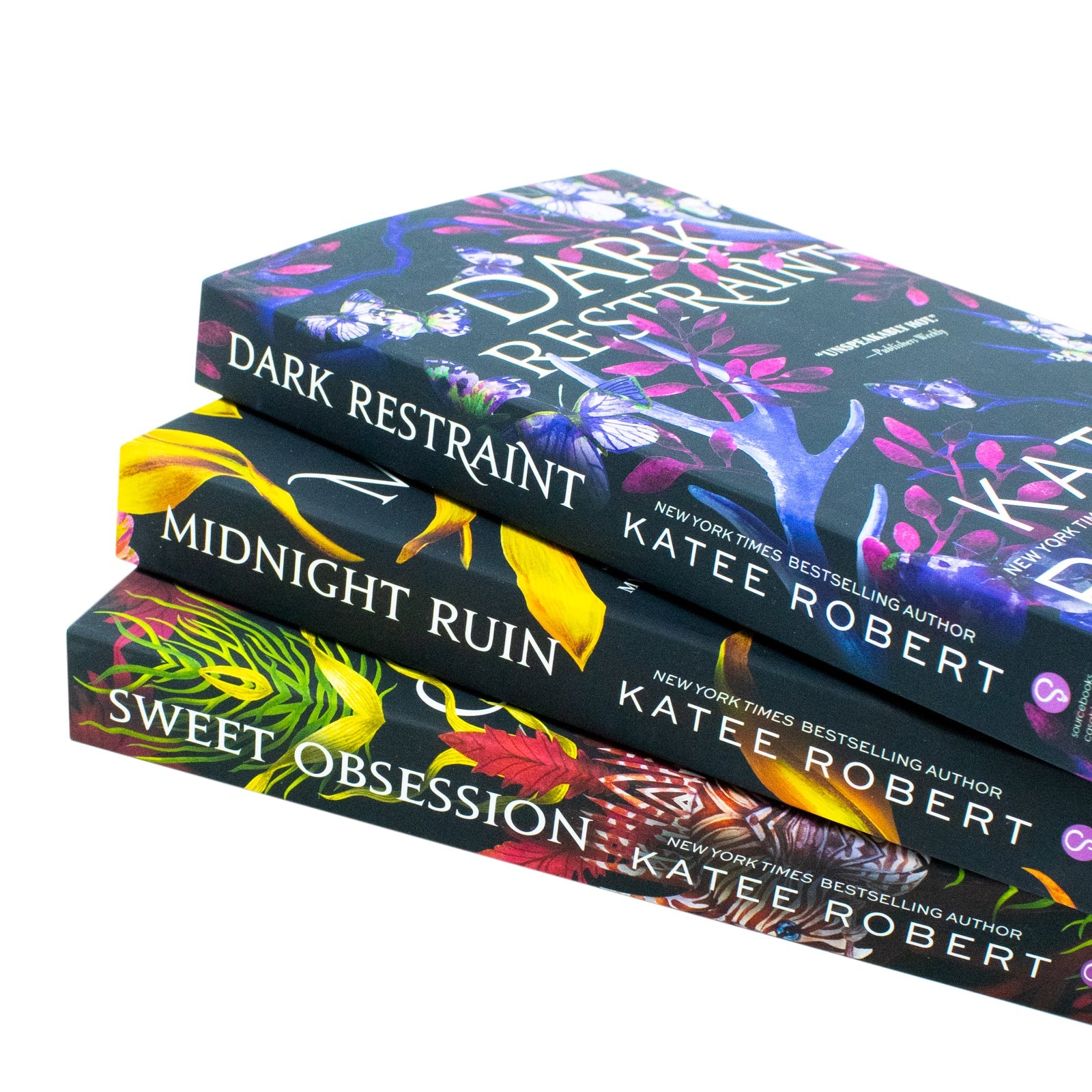 Dark Olympus Series Book 6 to 8 By Katee Robert 3 Books Collection Set (Midnight Ruin, Dark Restraint and Sweet Obsession)