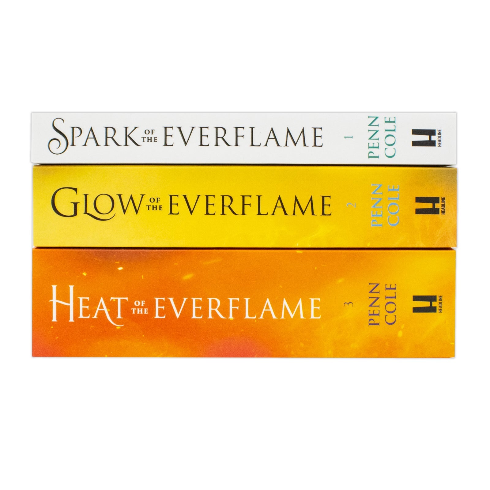 The Kindred's Curse Saga Collection 3 Books Set By Penn Cole(Glow of the Everflame, Spark of the Everflame and Heat of the Everflame)