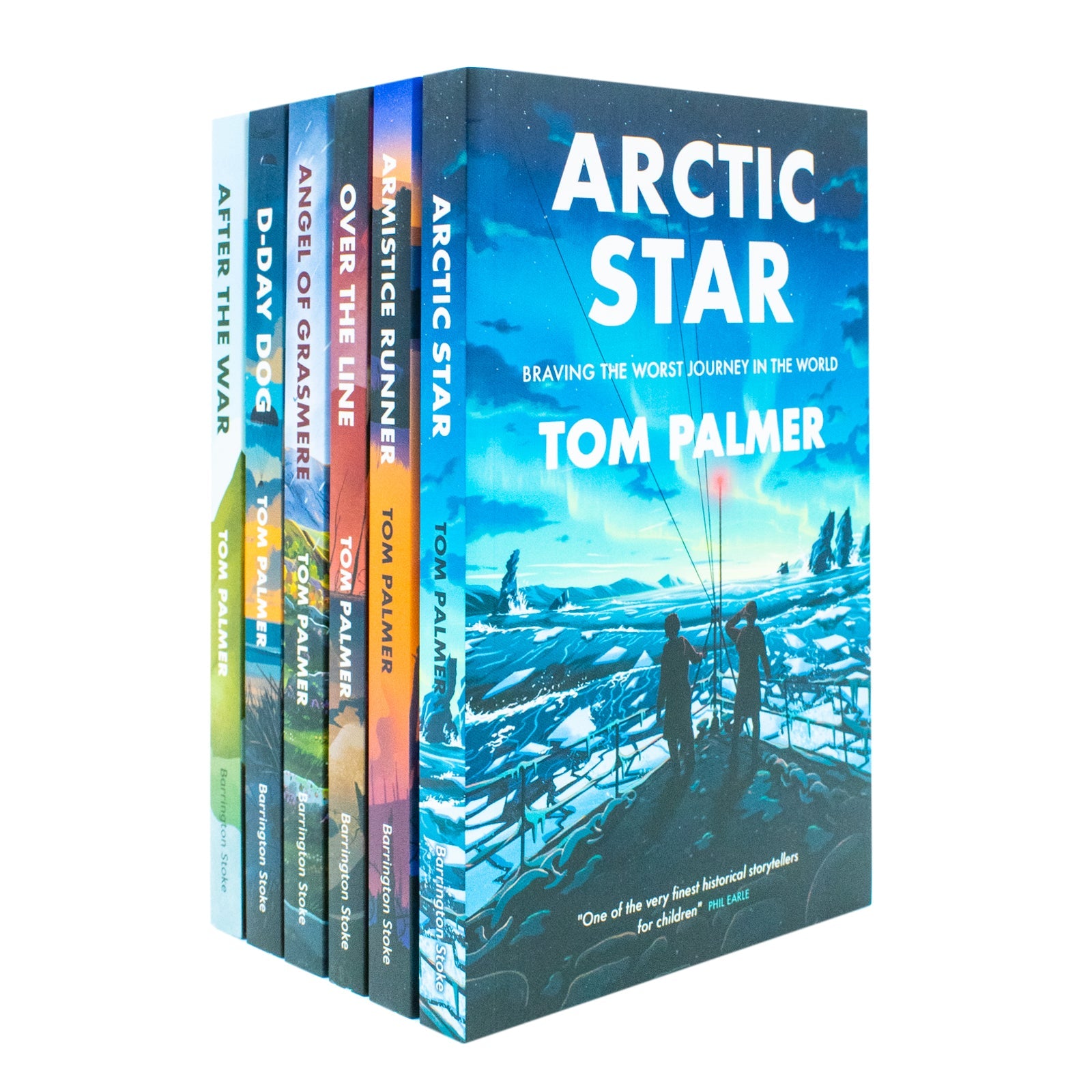 Tom Palmer Conkers Series 6 Books Collection Set (Armistice Runner, D-Day Dog, After the War, Over the Line, Angel of Grasmere & Arctic Star)