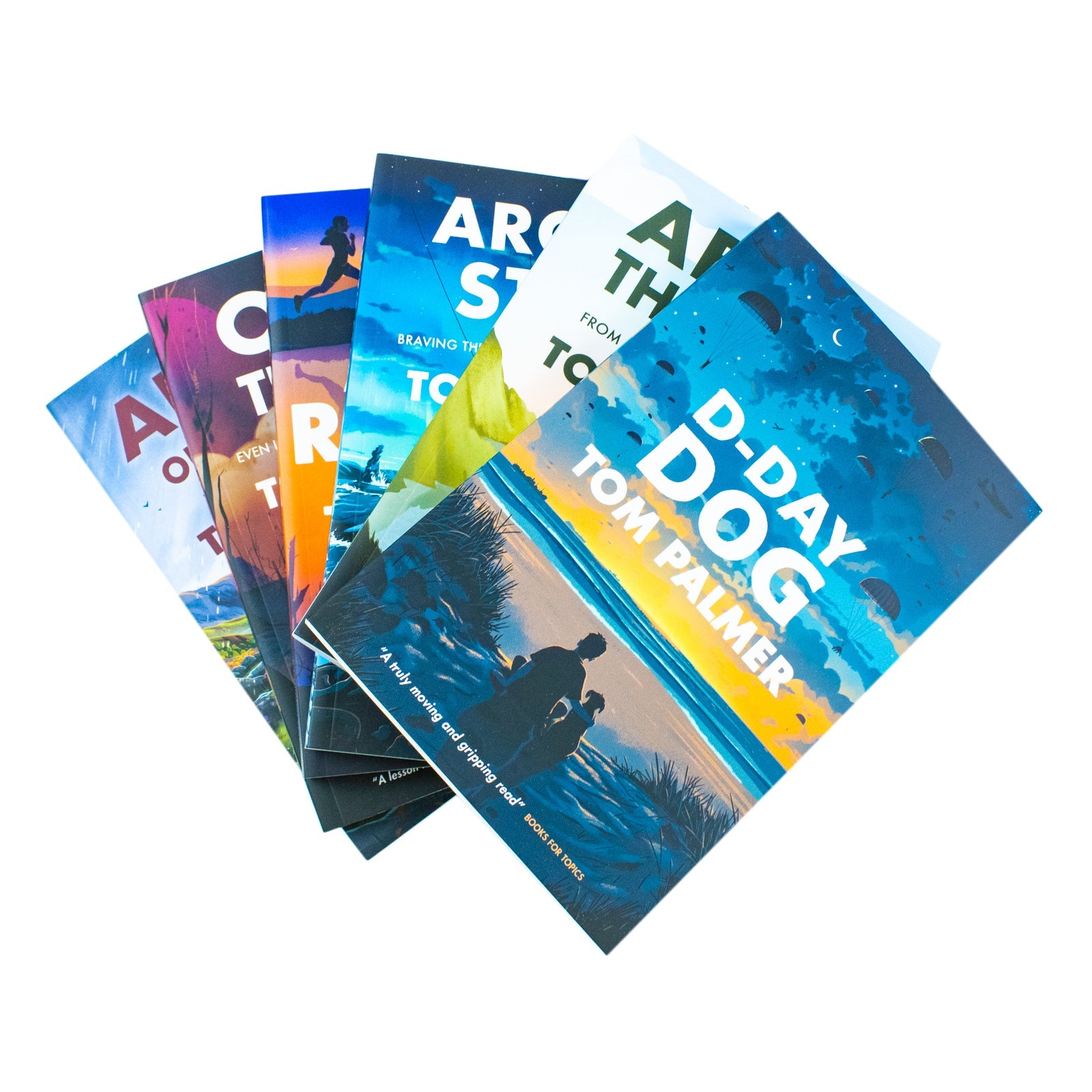 Tom Palmer Conkers Series 6 Books Collection Set (Armistice Runner, D-Day Dog, After the War, Over the Line, Angel of Grasmere & Arctic Star)