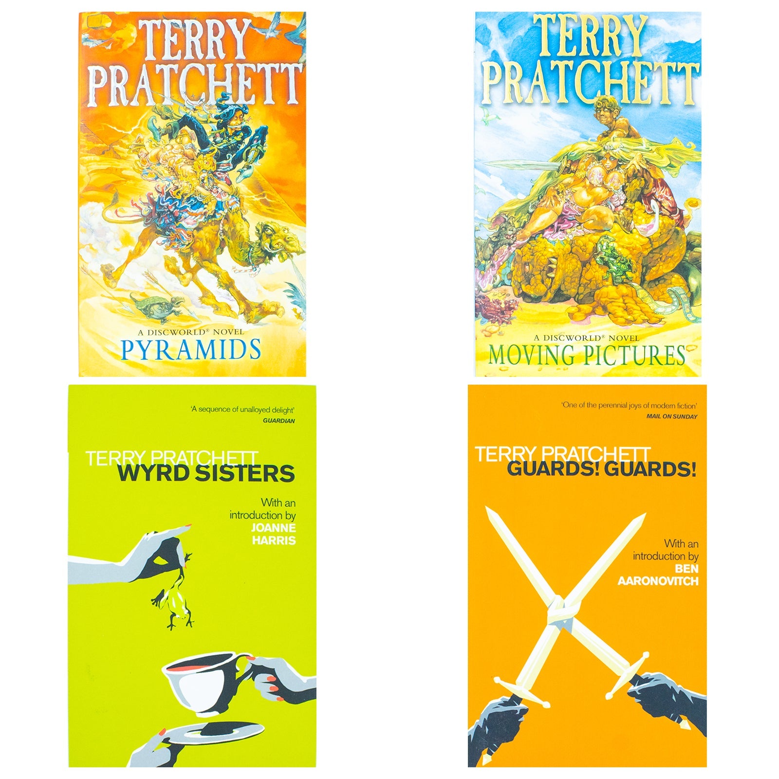 Discworld Novel by Terry Pratchett 4 Books Set Collection (vol 6-9) Series 2