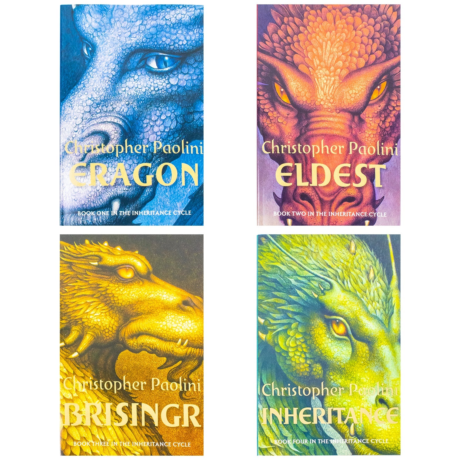 The Inheritance Cycle Series 4 Book Collection by Christopher Paolini| Epic Fantasy Adventure, Dragons, Magic & Bestselling Young Adult Saga