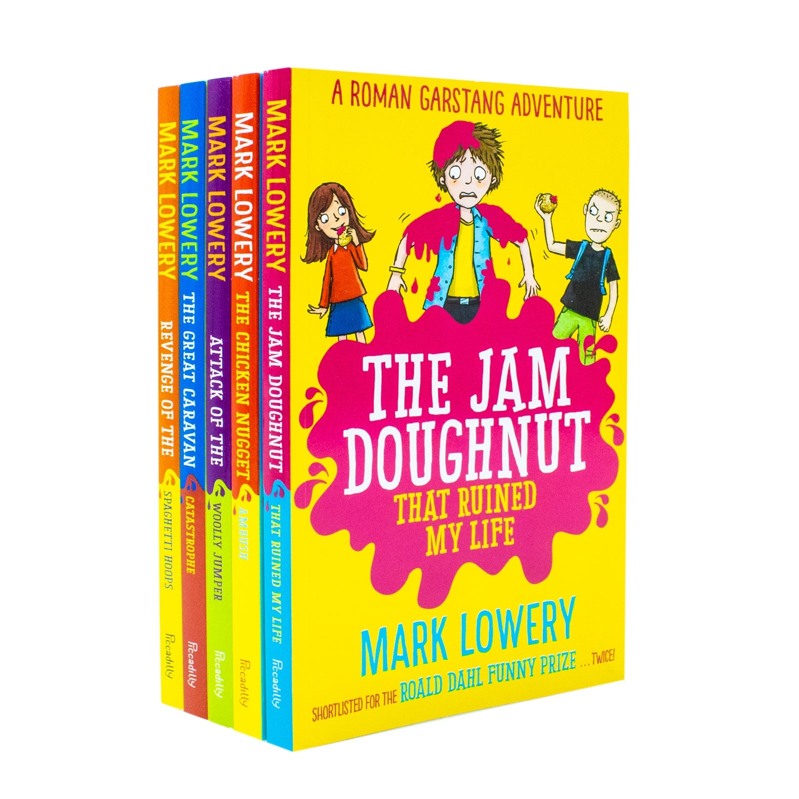 A Roman Garstang Adventure 5 Book Set by Mark Lowery – A Wildly Funny, Hugely Heartwarming Series(Ages 8–12) Paperback