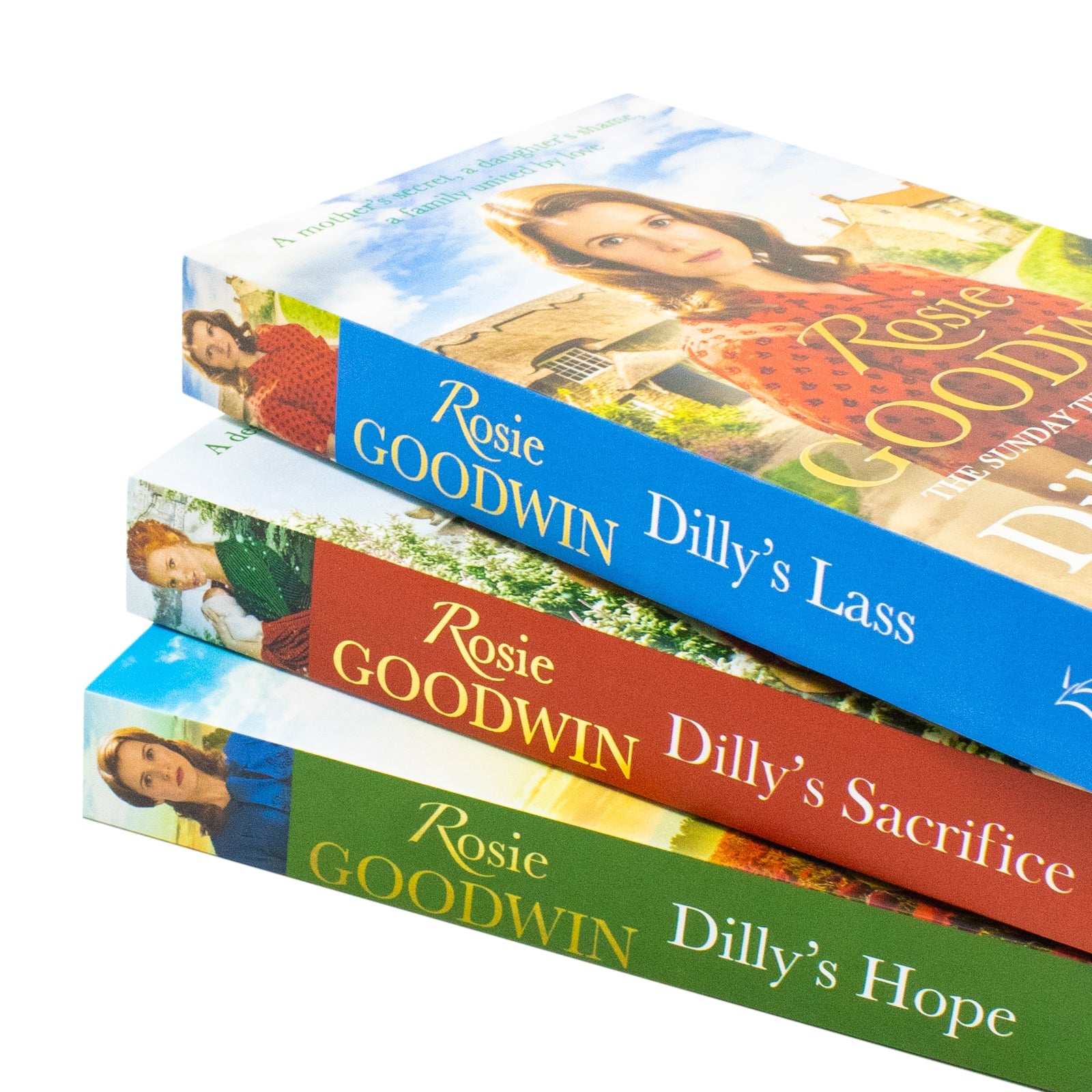 Rosie Goodwin Dilly's Story Series 3 Books Collection Set (Dilly's Sacrifice, Dilly's Lass, Dilly's Hope)