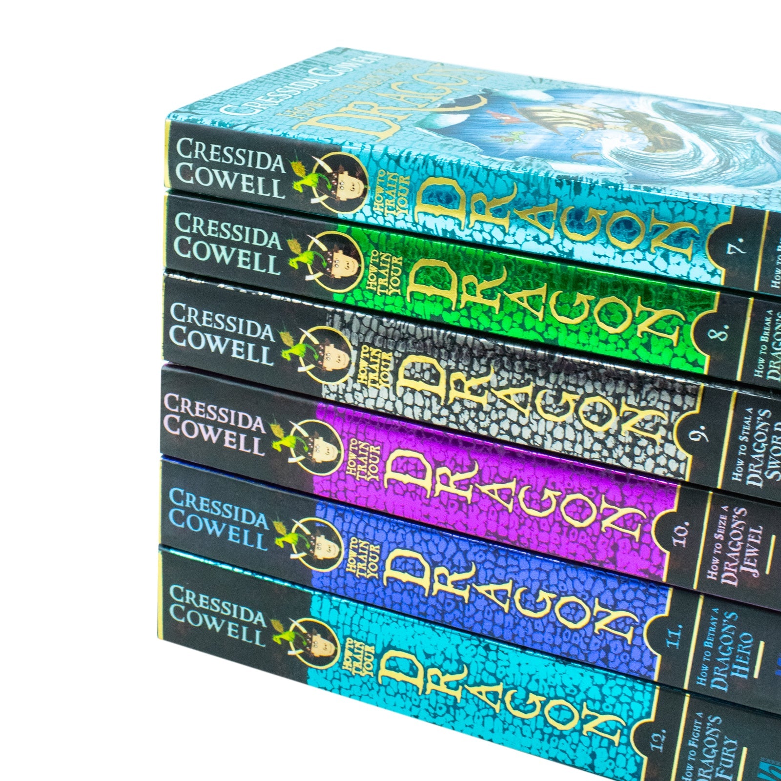 How to Train Your Dragon Books 7β12 by Cressida Cowell | Children's Fantasy Adventure Series with Dragons, Humor & Illustrated Stories for Ages 9β14