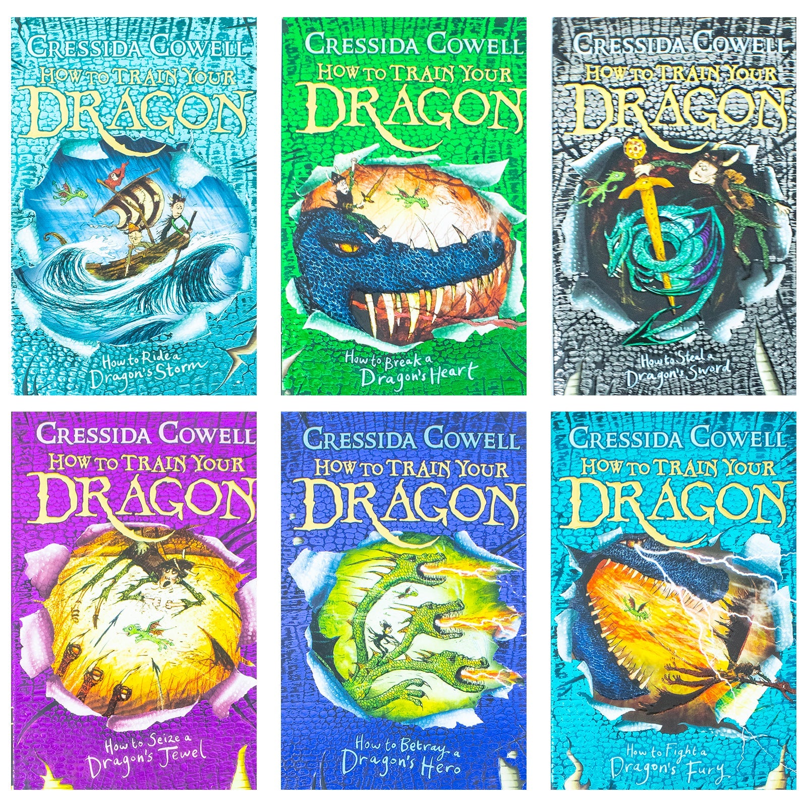 How to Train Your Dragon Books 7β12 by Cressida Cowell | Children's Fantasy Adventure Series with Dragons, Humor & Illustrated Stories for Ages 9β14