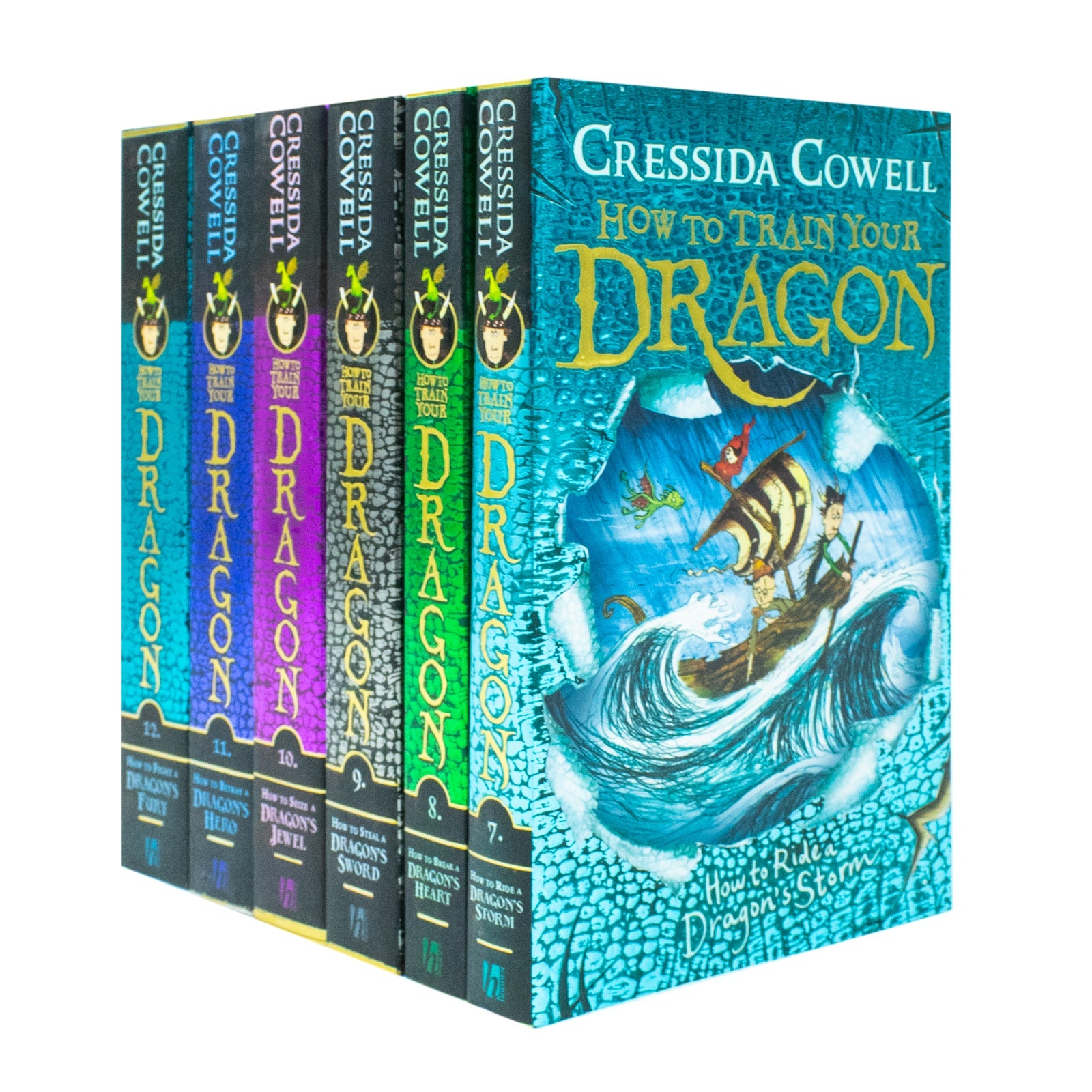 How to Train Your Dragon Books 7–12 by Cressida Cowell | Children's Fantasy Adventure Series with Dragons, Humor & Illustrated Stories for Ages 9–14