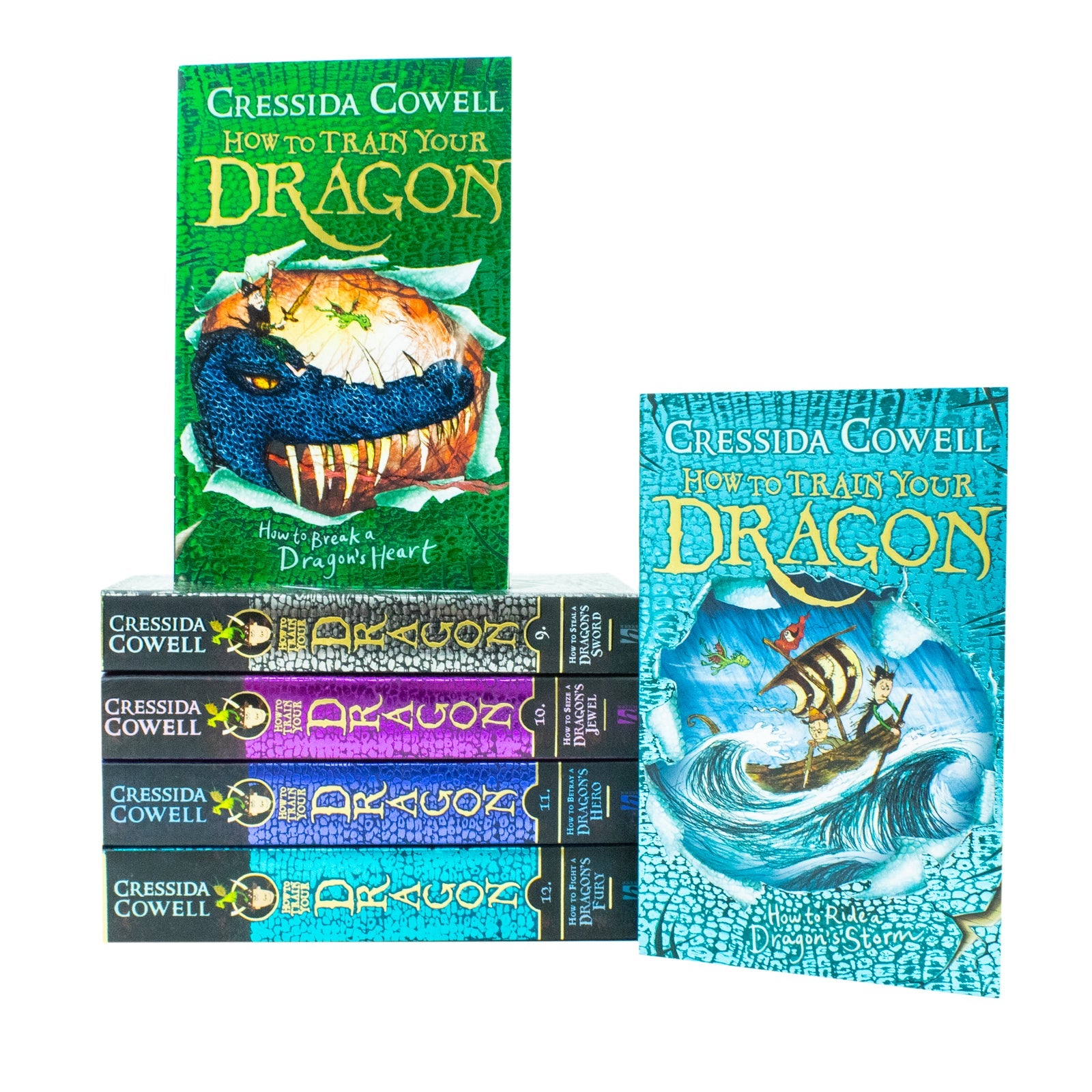 How to Train Your Dragon Books 7β12 by Cressida Cowell | Children's Fantasy Adventure Series with Dragons, Humor & Illustrated Stories for Ages 9β14