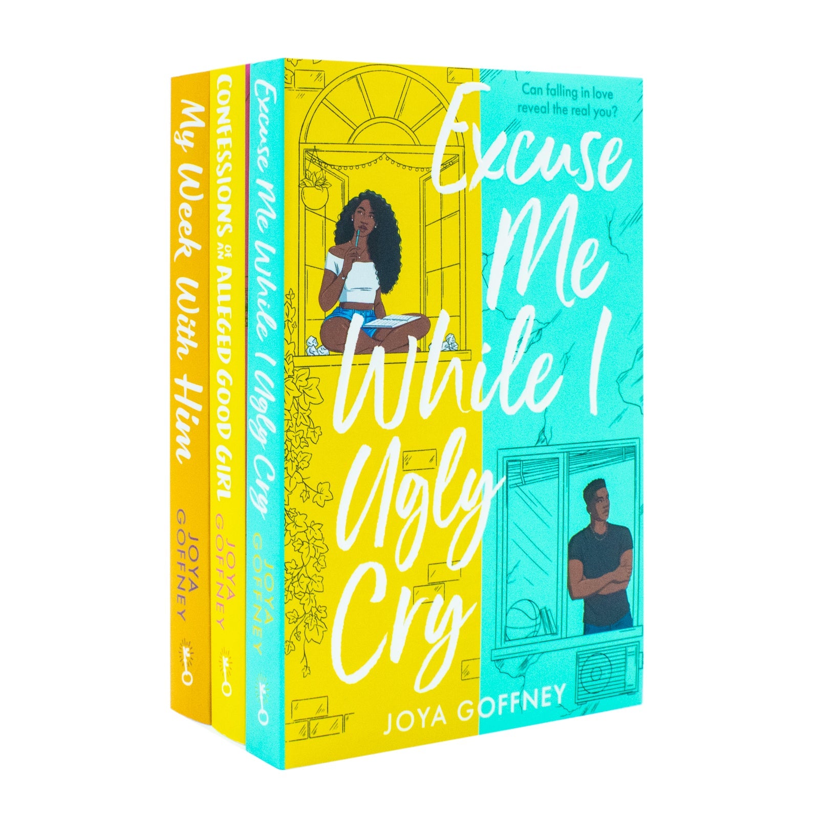 Joya Goffney 3 Books Collection Set (My Week With Him, Confessions of an Alleged Good Girl, Excuse Me While I Ugly Cry) Paperback