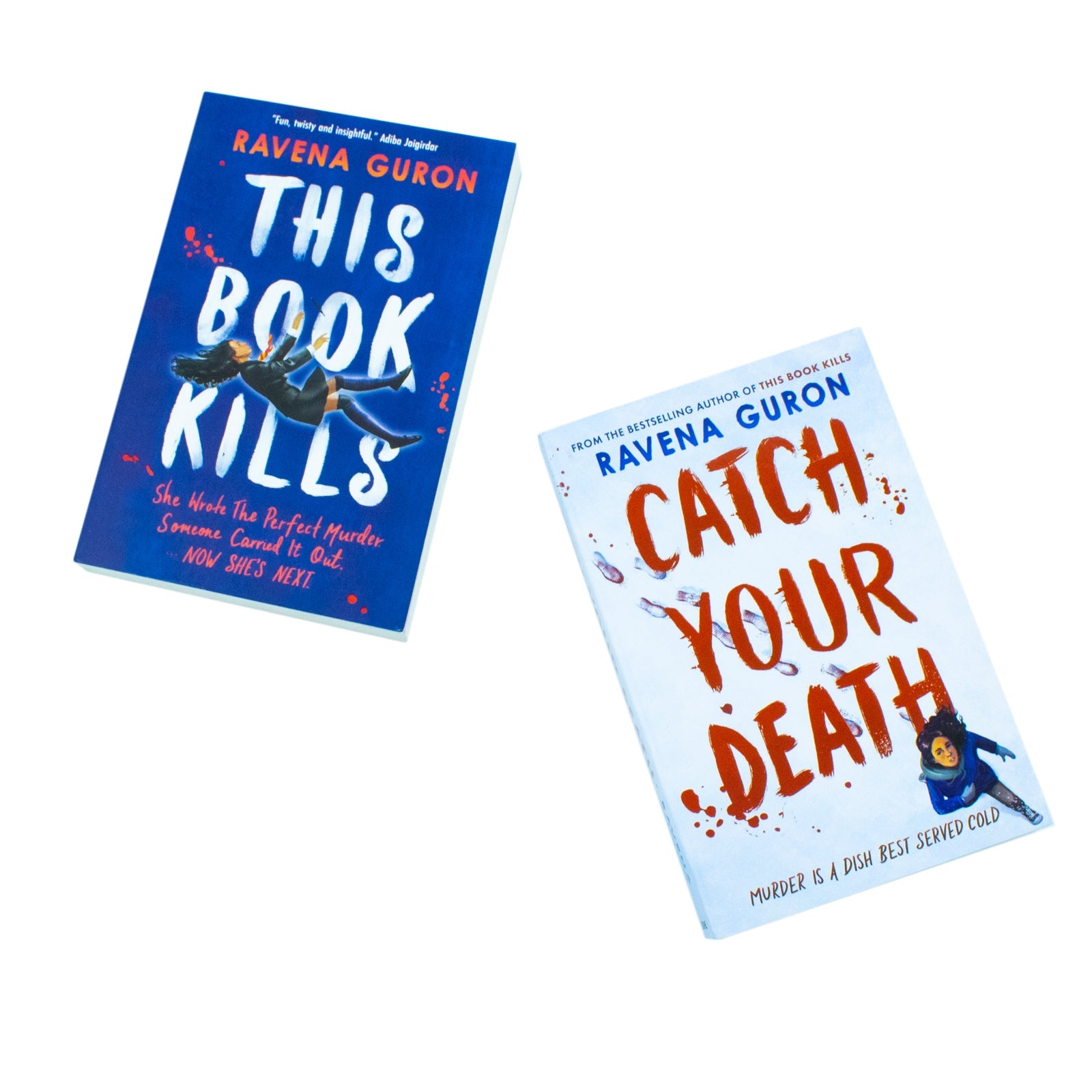 Ravena Guron 2 Books Collection Set (This Book Kills and Catch Your Death)