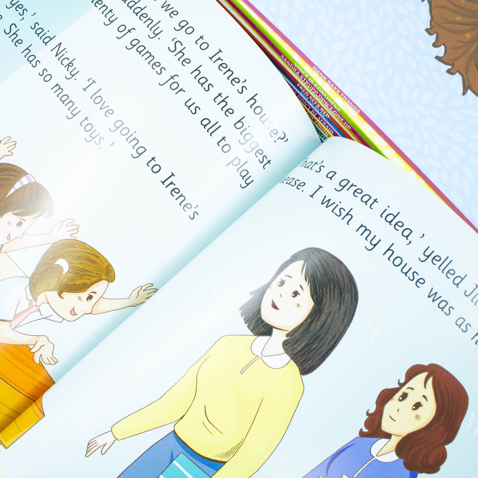 Learn From Behaviour Emotions Manners 12 Books Set (Bully, Confident, Truth, Polite, Anxious, Afraid, Give up, Anger)
