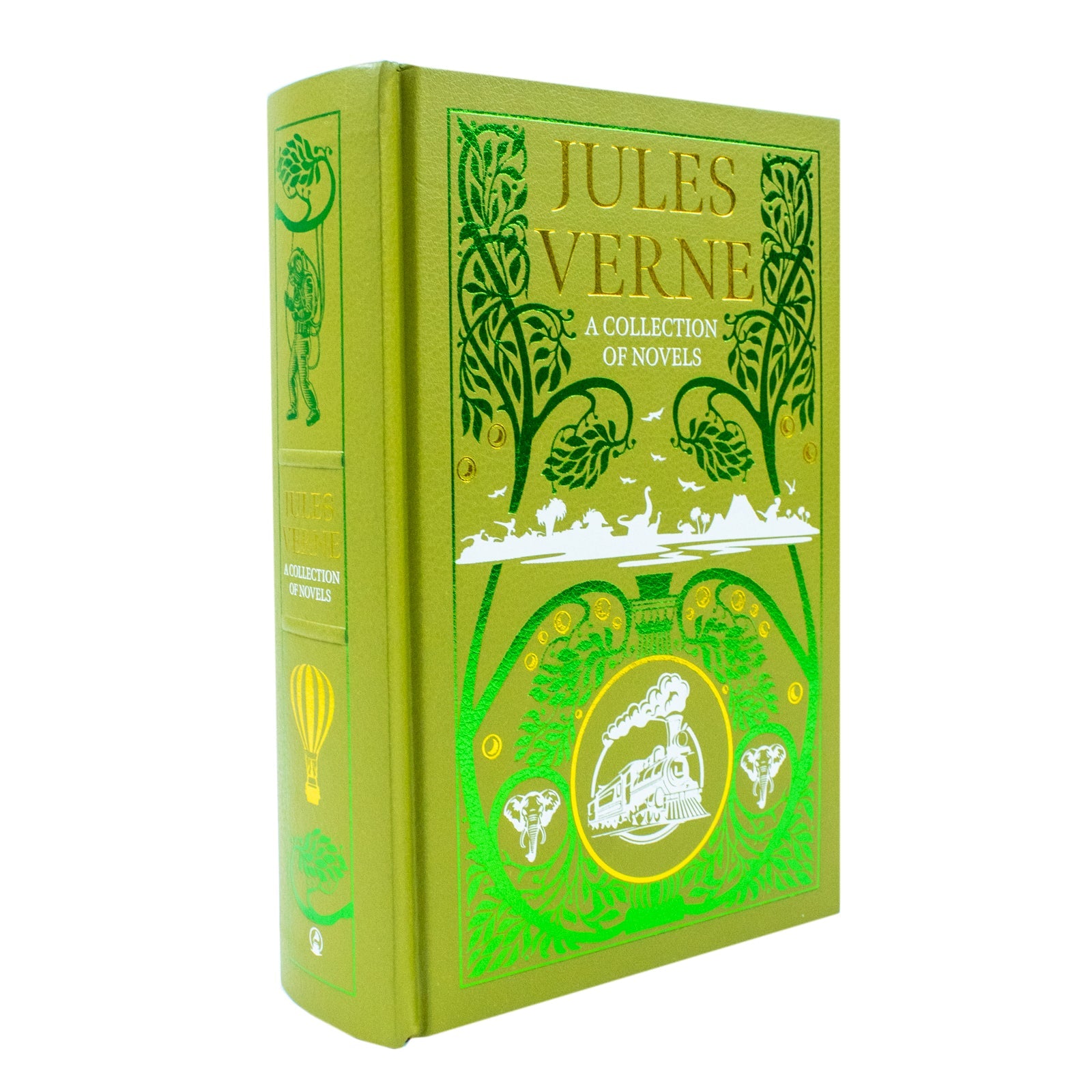 A Collection of Jules Verne Novels – Leather Bound Book | Timeless Adventure, Fiction & Classics by the Famous French Author | Illustrated & Vintage