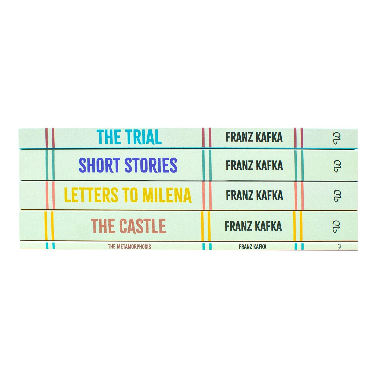 Curated Works of Franz Kafka 5 Books Set - Classic Literary Fiction Short Story Novels Paperback Collection, Age 12+