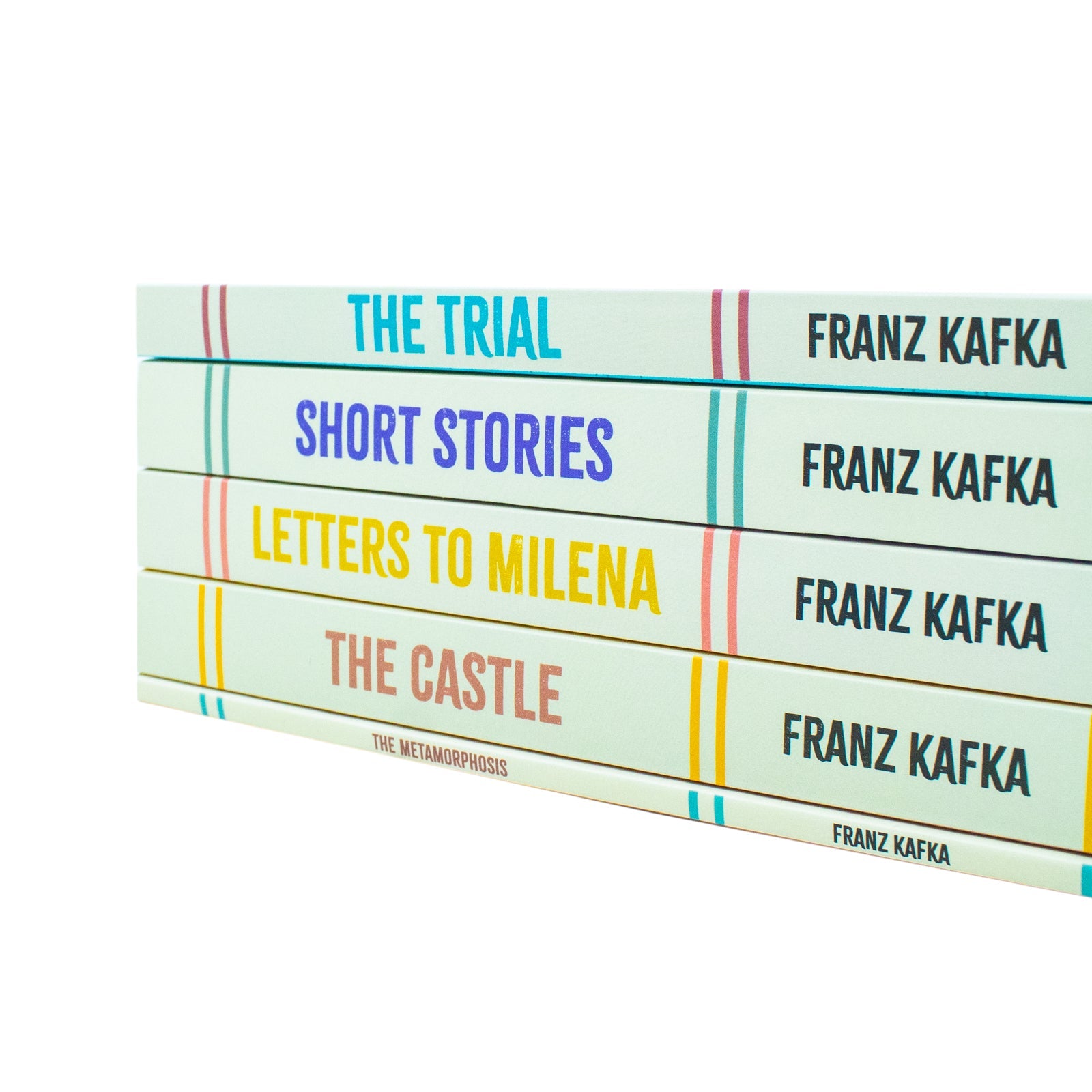 Curated Works of Franz Kafka 5 Books Set - Classic Literary Fiction Short Story Novels Paperback Collection, Age 12+