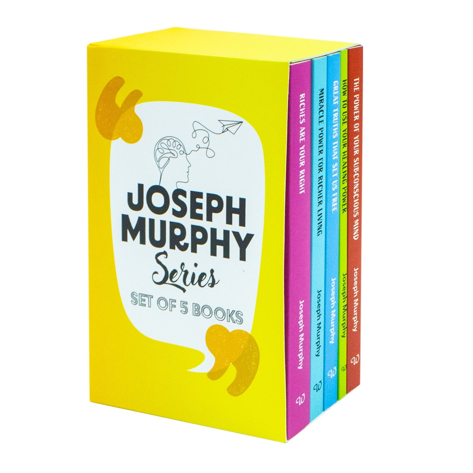 Joseph Murphy 5 Book Set | Self-Help Collection for Ages 12+ on Personal Development, Positive Thinking,Success,Mindfulness & Transformation