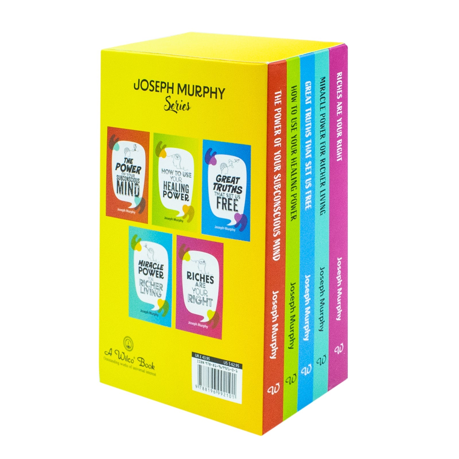 Joseph Murphy 5 Book Set | Self-Help Paperback Collection for Ages 12+ on Personal Development, Positive Thinking,Success,Mindfulness & Transformation