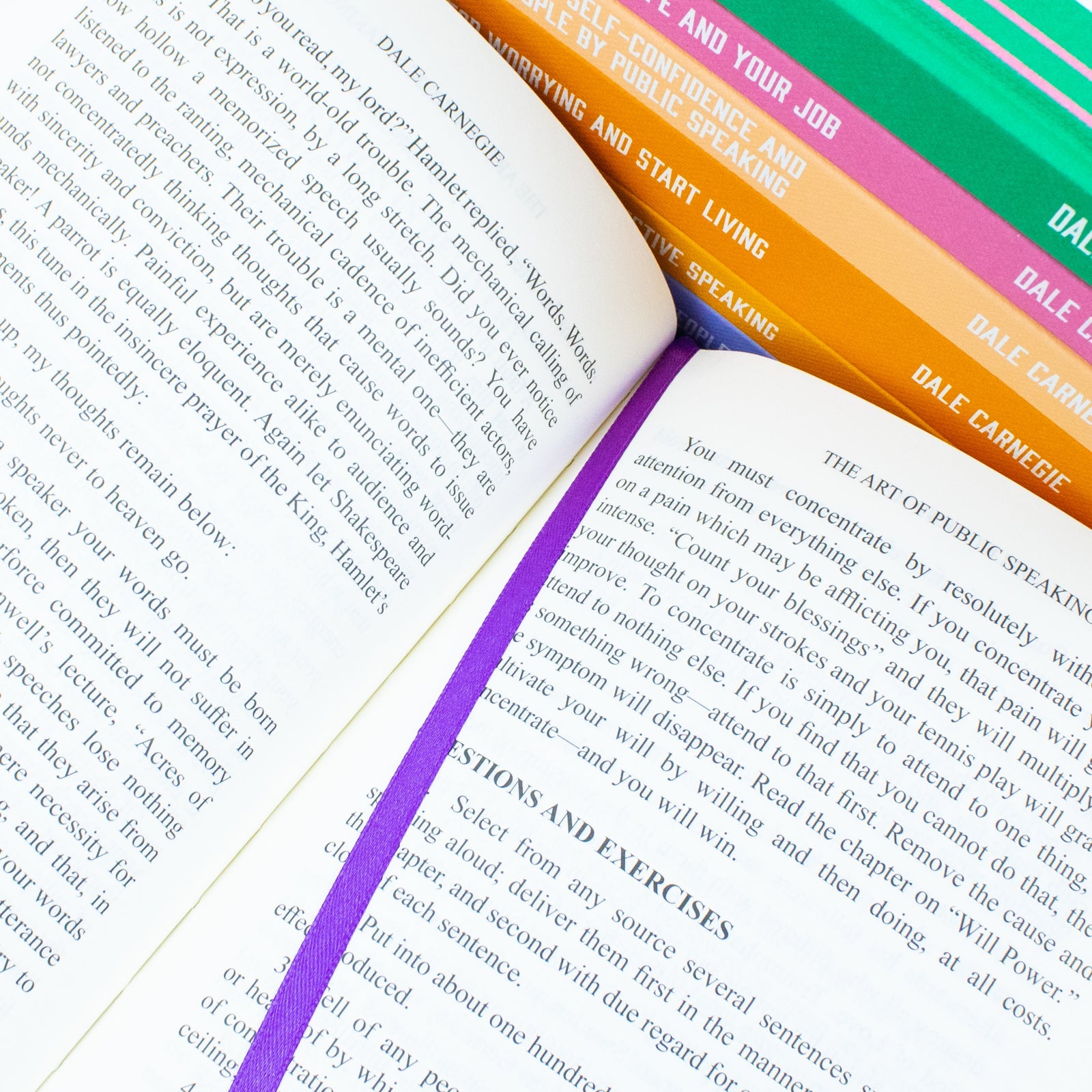 The best collection of Dale Carnegie 7 book set in hardback for personal development and success at age 12 and up