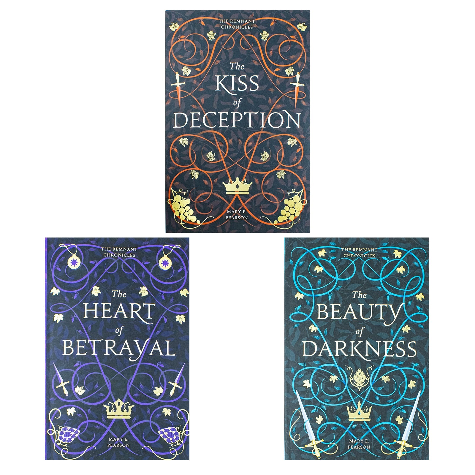 The Remnant Chronicles Collection 3 Books Set By Mary E Pearson (The Kiss of Deception, The Heart of Betrayal, The Beauty of Darkness)