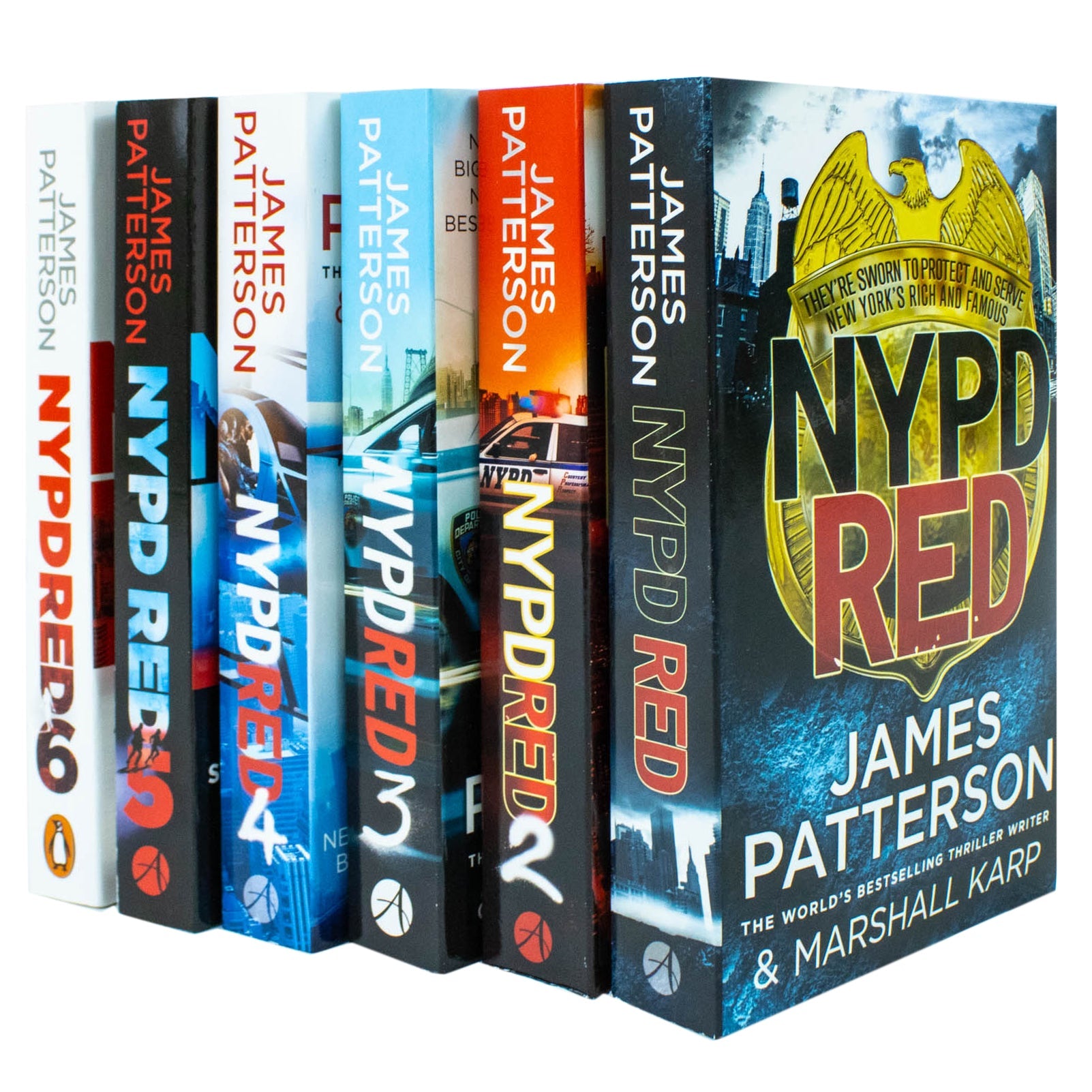 James Patterson NYPD Red Series 1–6 Book Set | Crime Thriller Collection with Detective Fiction, Murder, Suspense, Police Investigation & Drama