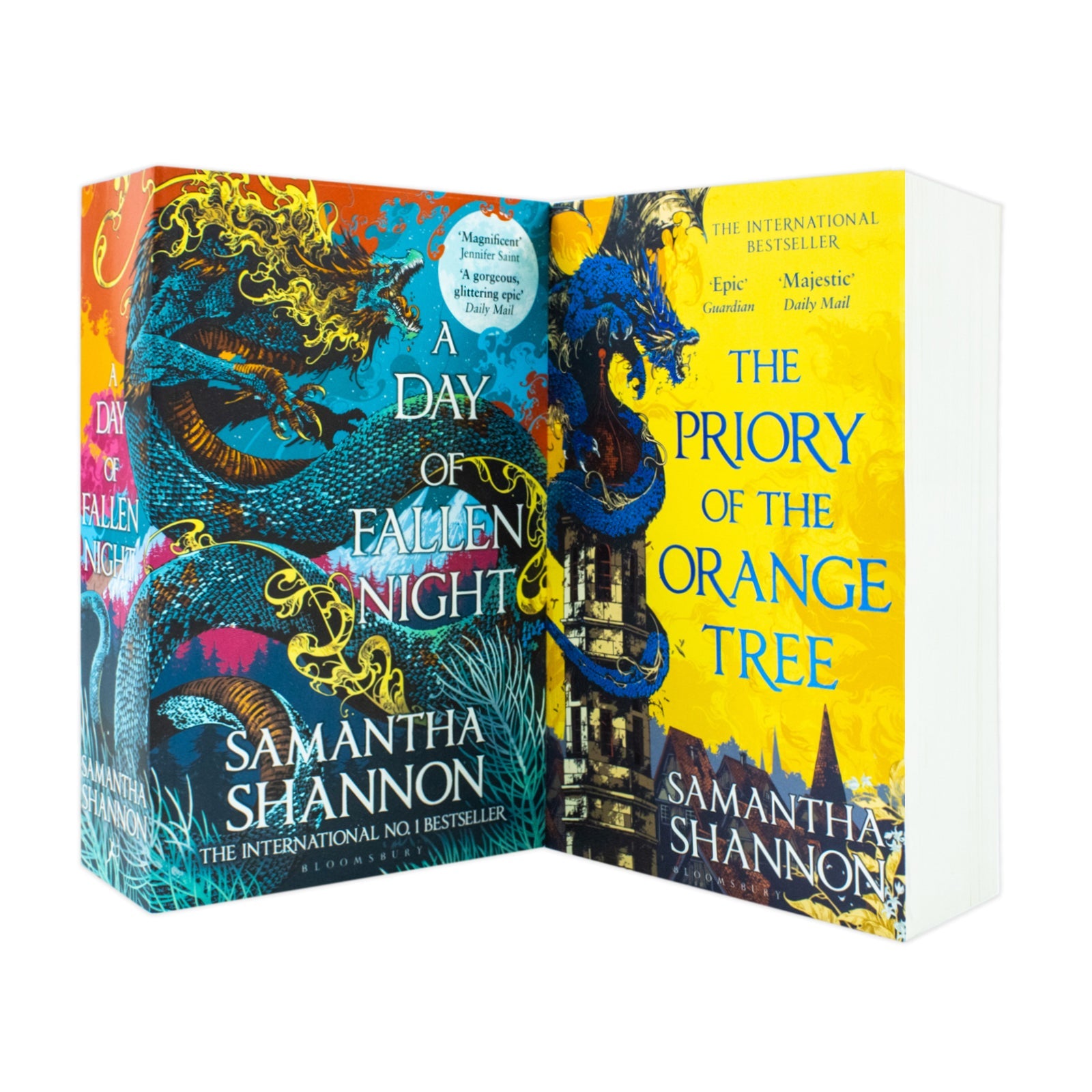 The Roots of Chaos Series 2 Books Collection Set By Samantha Shannon (The Priory of the Orange Tree, A Day of Fallen Night)