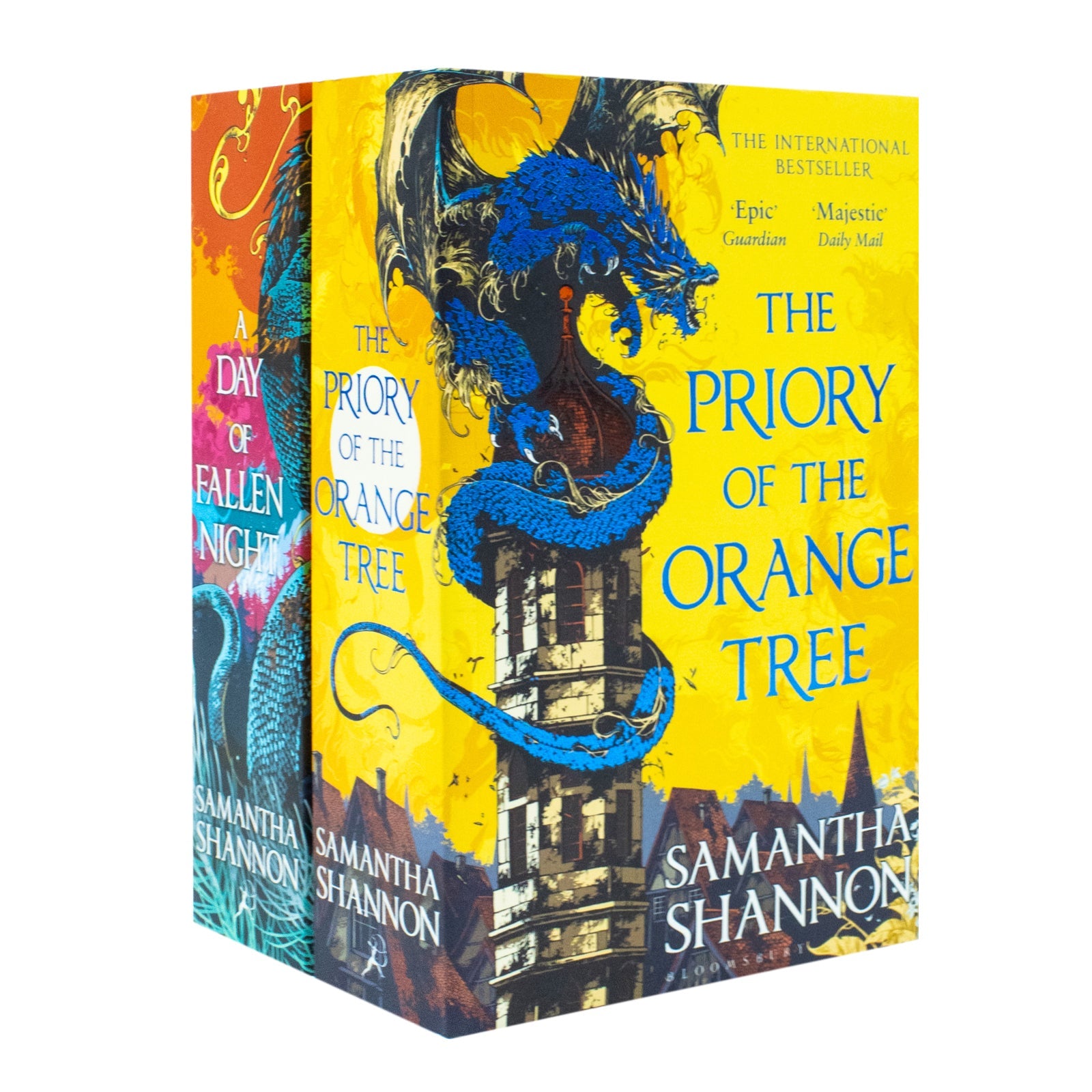 The Roots of Chaos Series 2 Books Collection Set By Samantha Shannon (The Priory of the Orange Tree, A Day of Fallen Night)