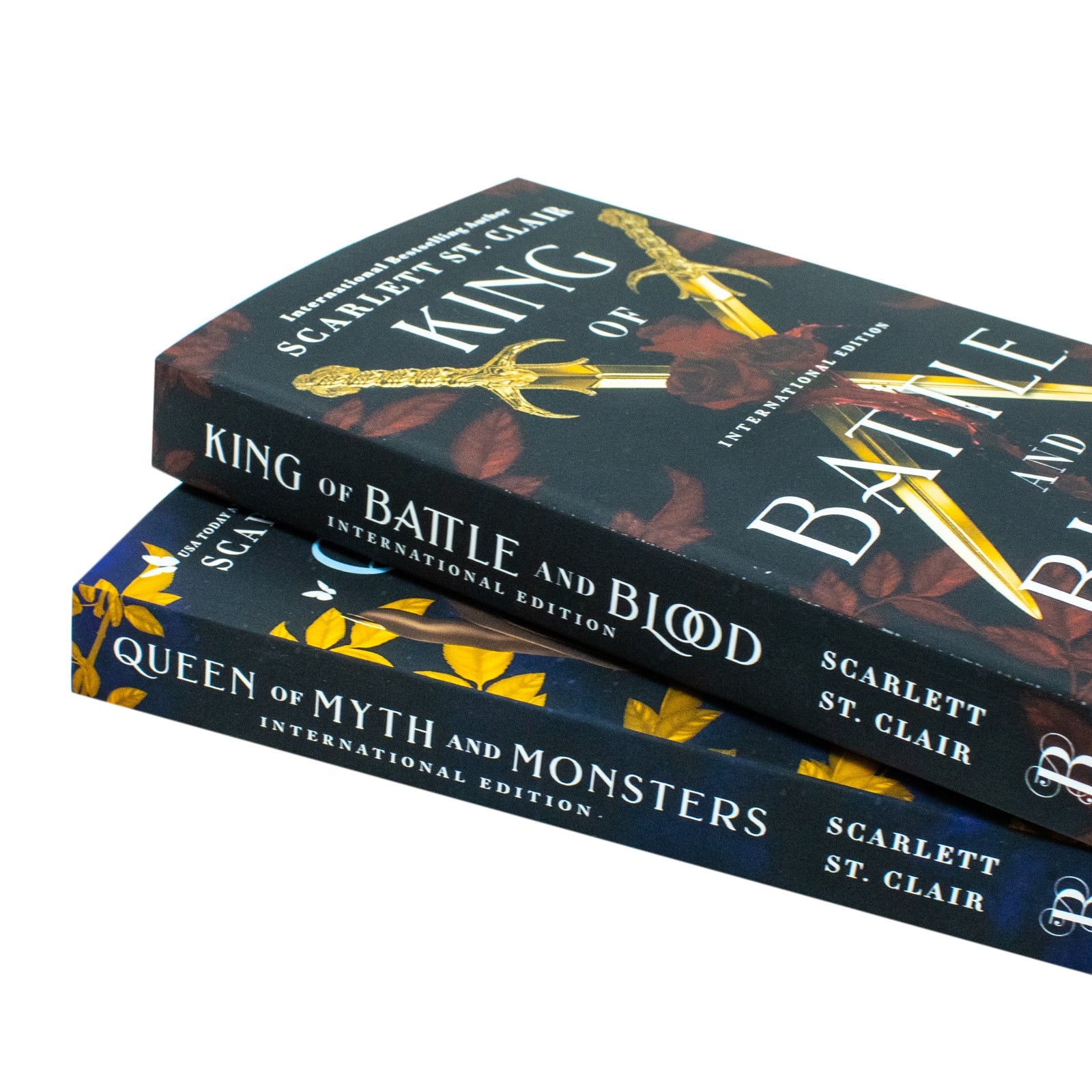 Adrian X Isolde 2 Book Set by Scarlett St. Clair – King of Battle and Blood, Queen of Myth and Monsters | Fantasy, Romance, YA, Fiction Series