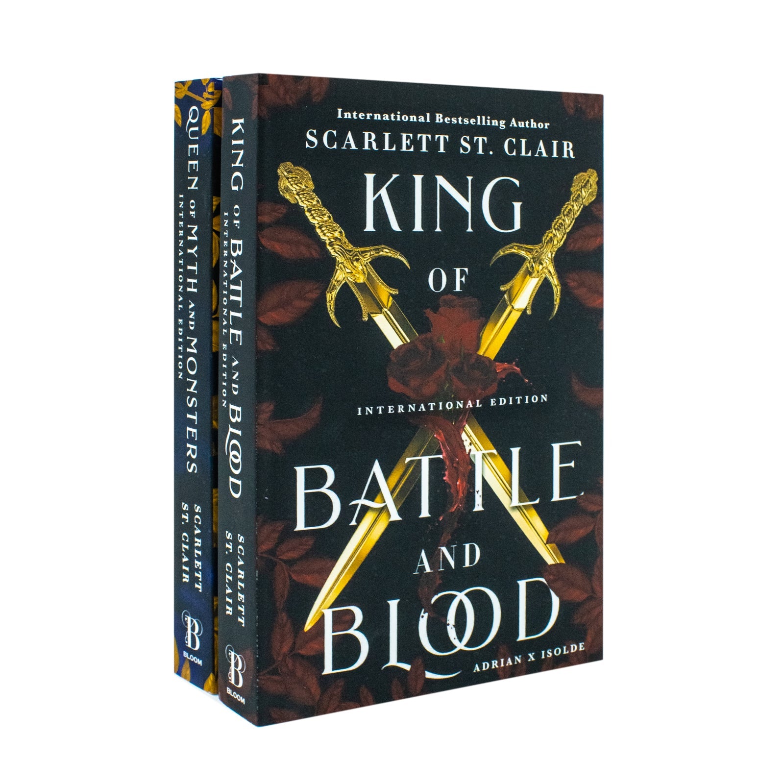 Adrian X Isolde 2 Book Set by Scarlett St. Clair – King of Battle and Blood, Queen of Myth and Monsters | Fantasy, Romance, YA, Fiction Series