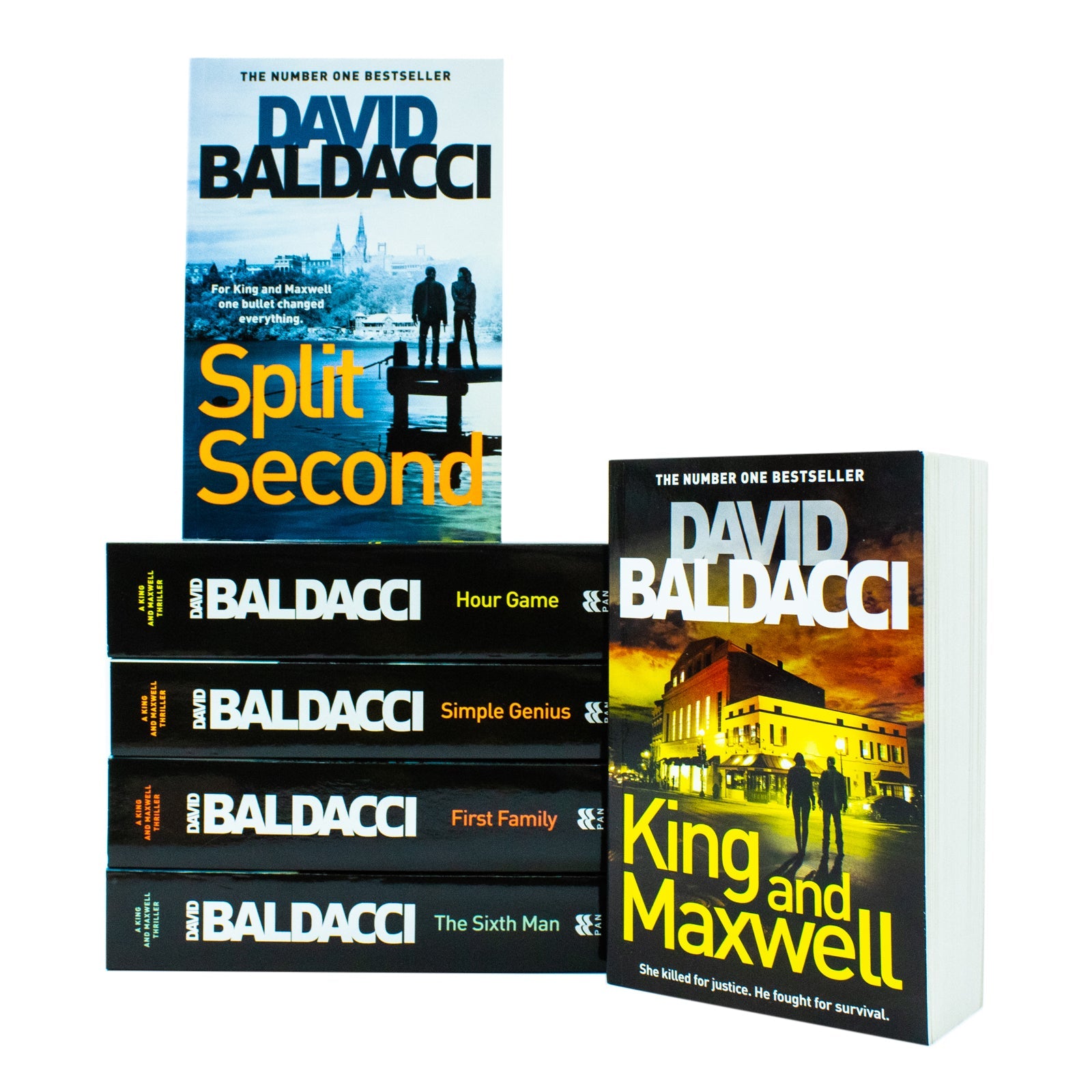 David Baldacci King & Maxwell 6-Book Set | Bestselling Thriller, Mystery & Suspense Series β Action-Packed Detective Fiction Collection for Adults